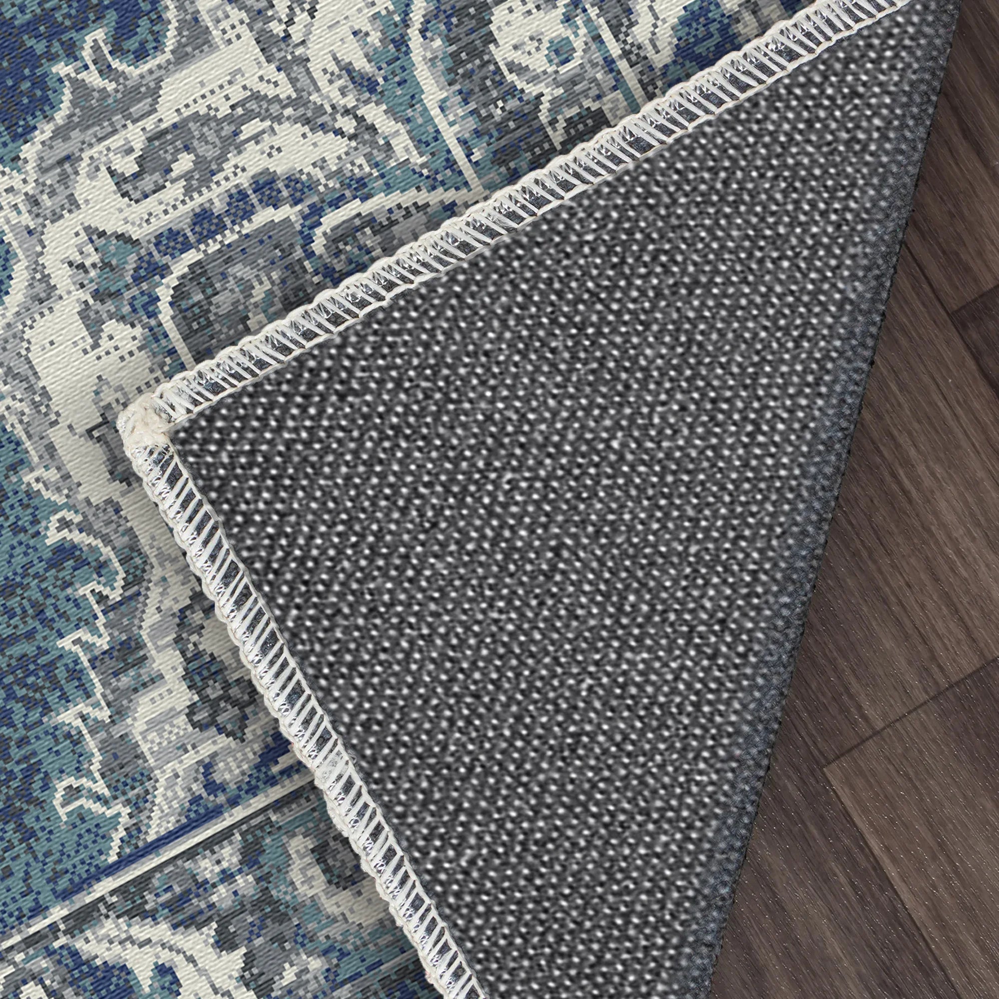 Valencia Blue Heritage Medallion Rug