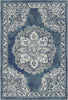 Valencia Blue Heritage Medallion Rug 
