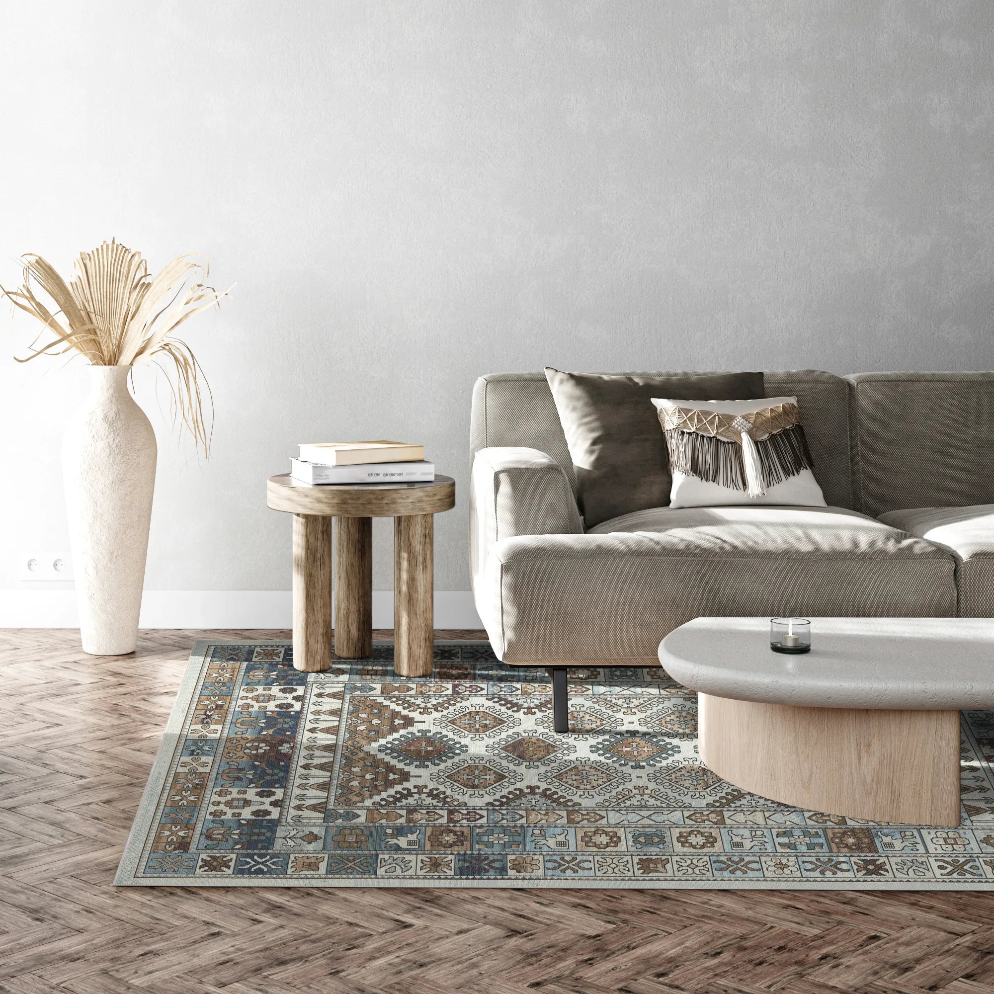 Anatolia Earth Tribal Kilim Rug