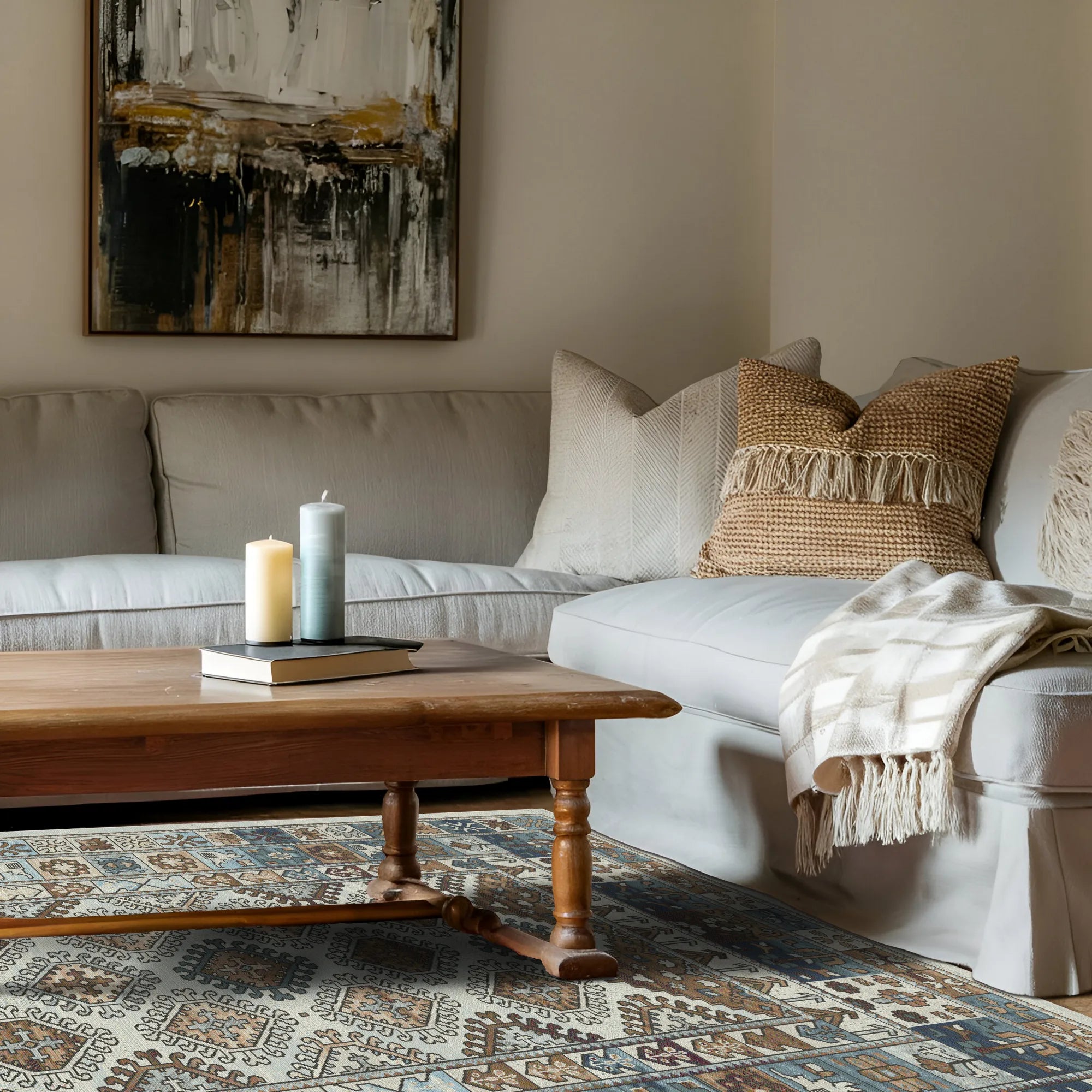 Anatolia Earth Tribal Kilim Rug