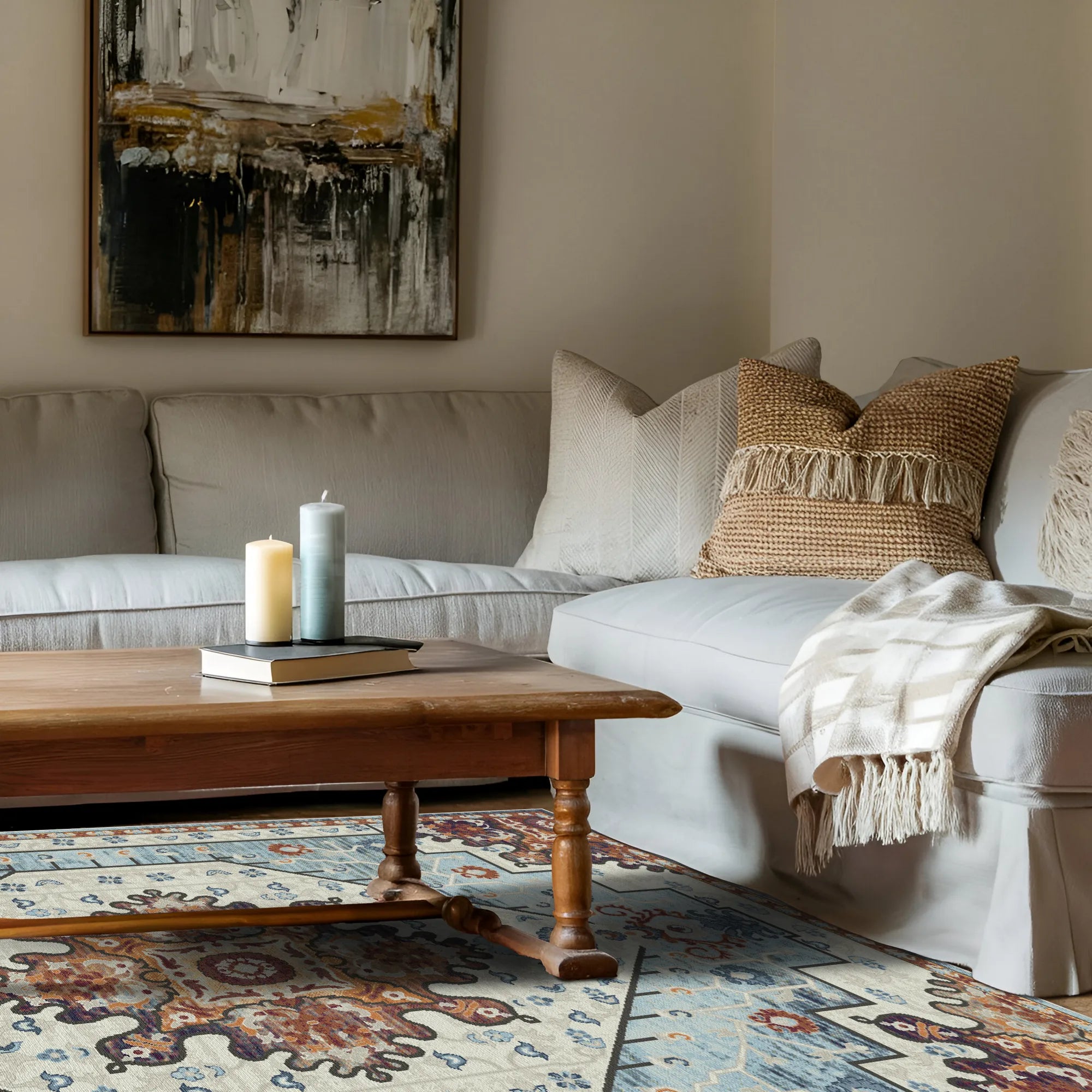 Palermo Sunburst Traditional Medallion Rug