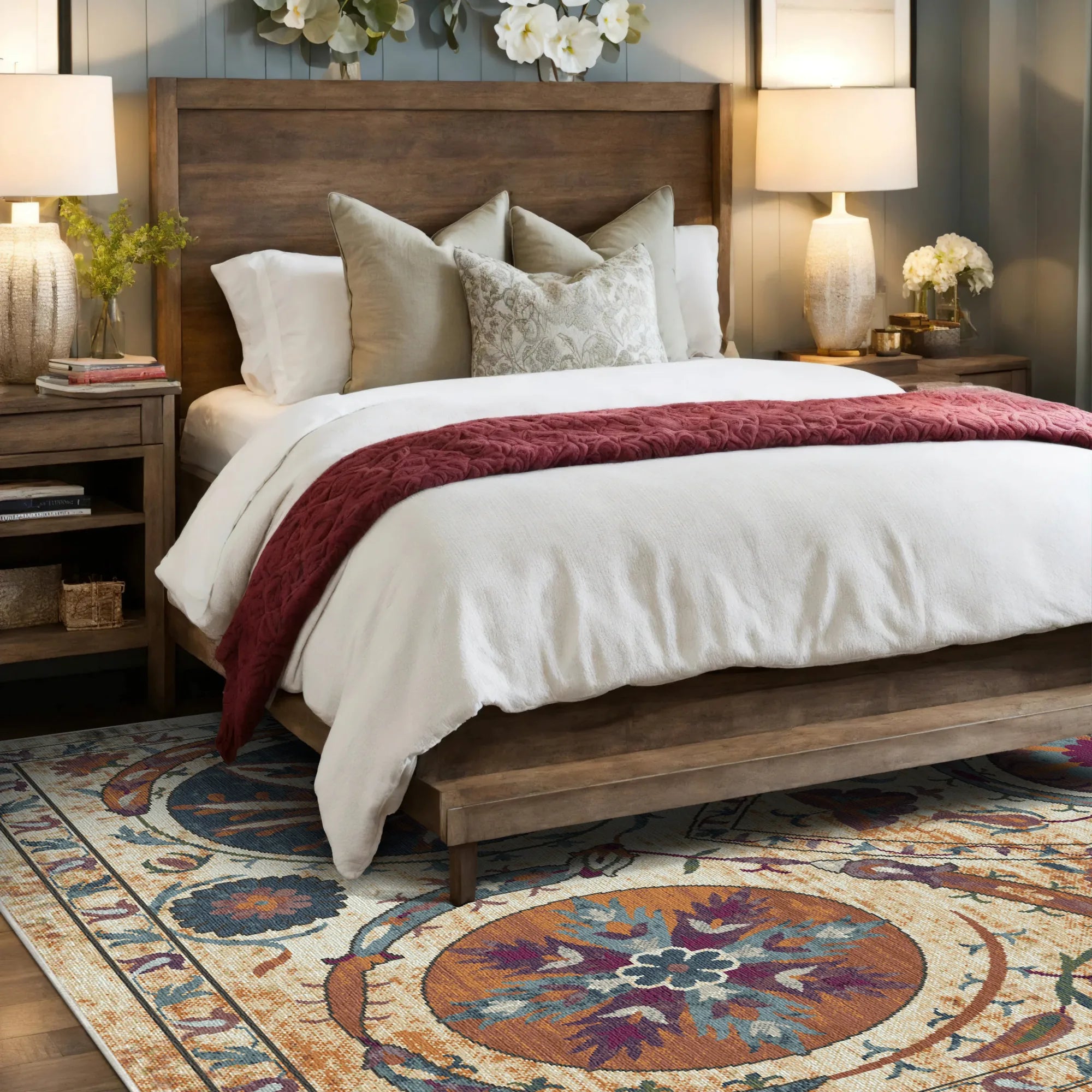 Bukhara Amber Exotic Medallion Rug