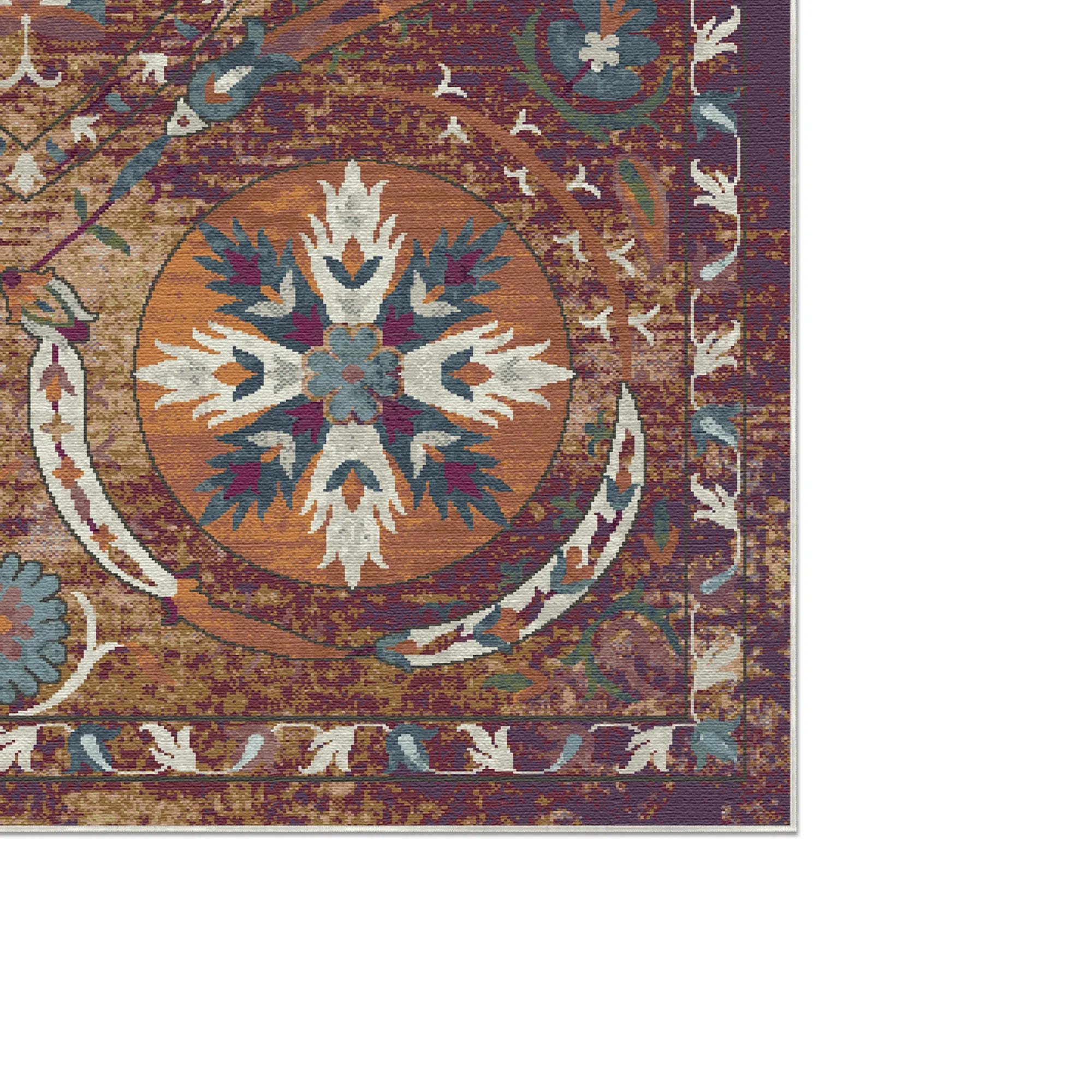 Bukhara Earth Exotic Medallion Rug