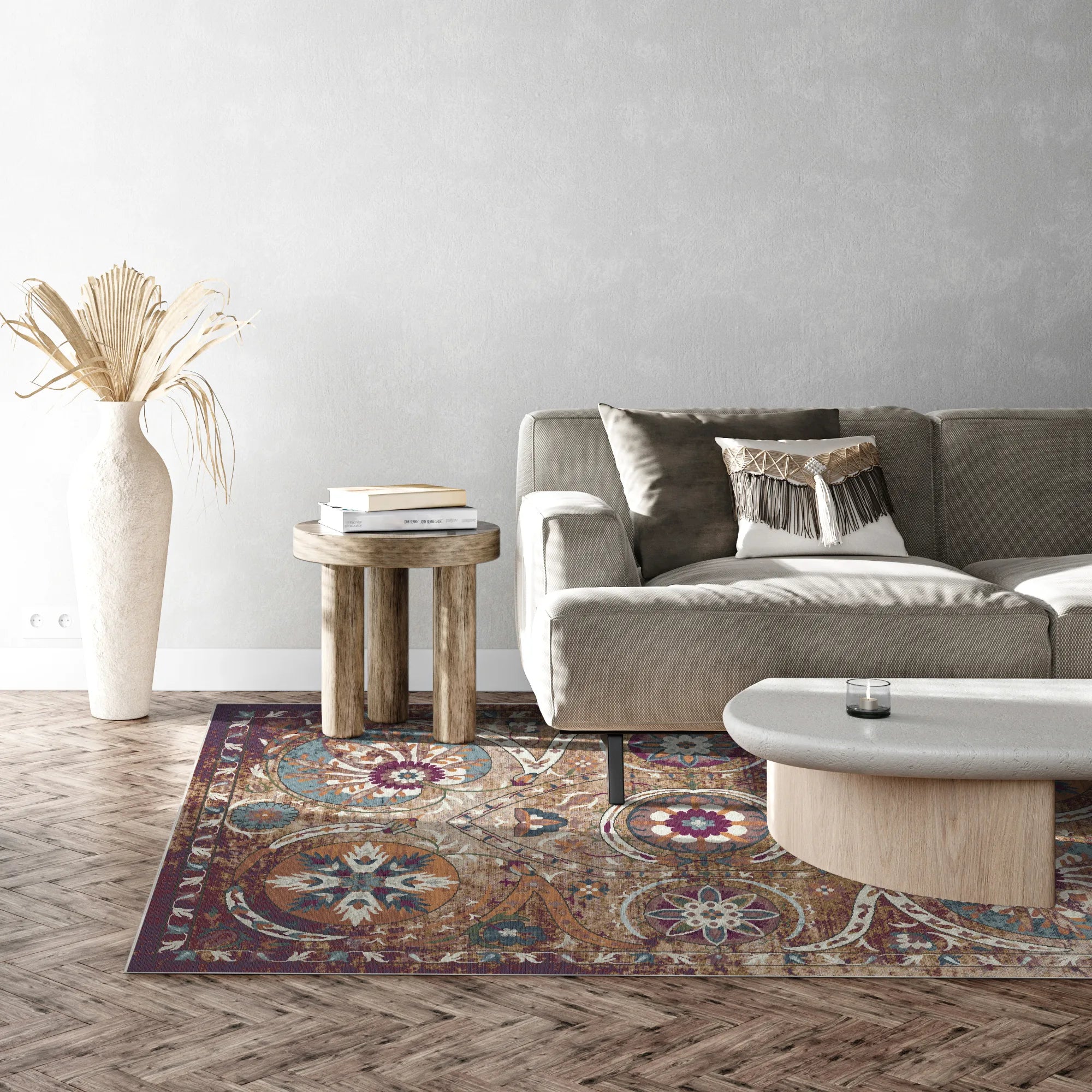 Bukhara Earth Exotic Medallion Rug