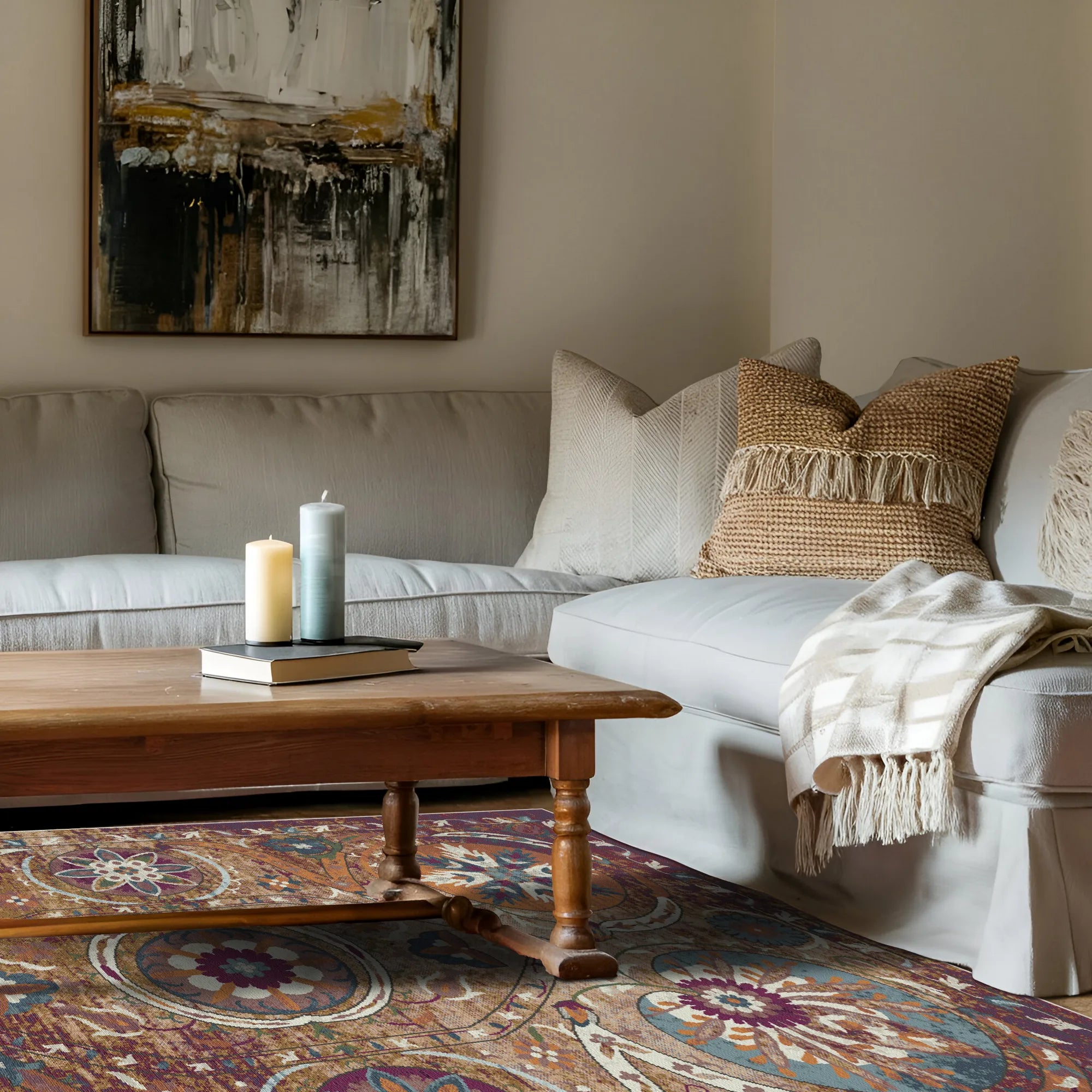 Bukhara Earth Exotic Medallion Rug