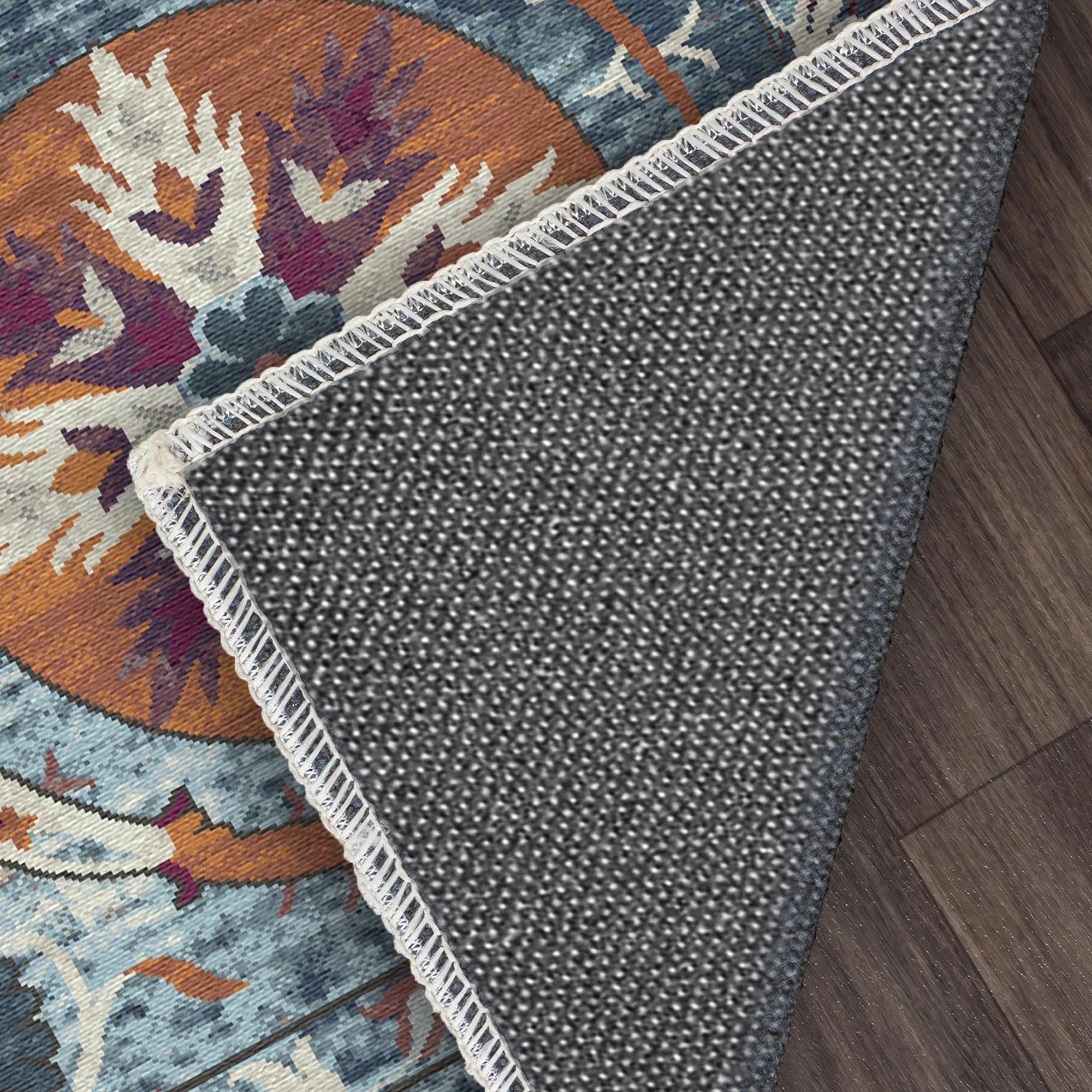 Bukhara Azure Exotic Medallion Rug