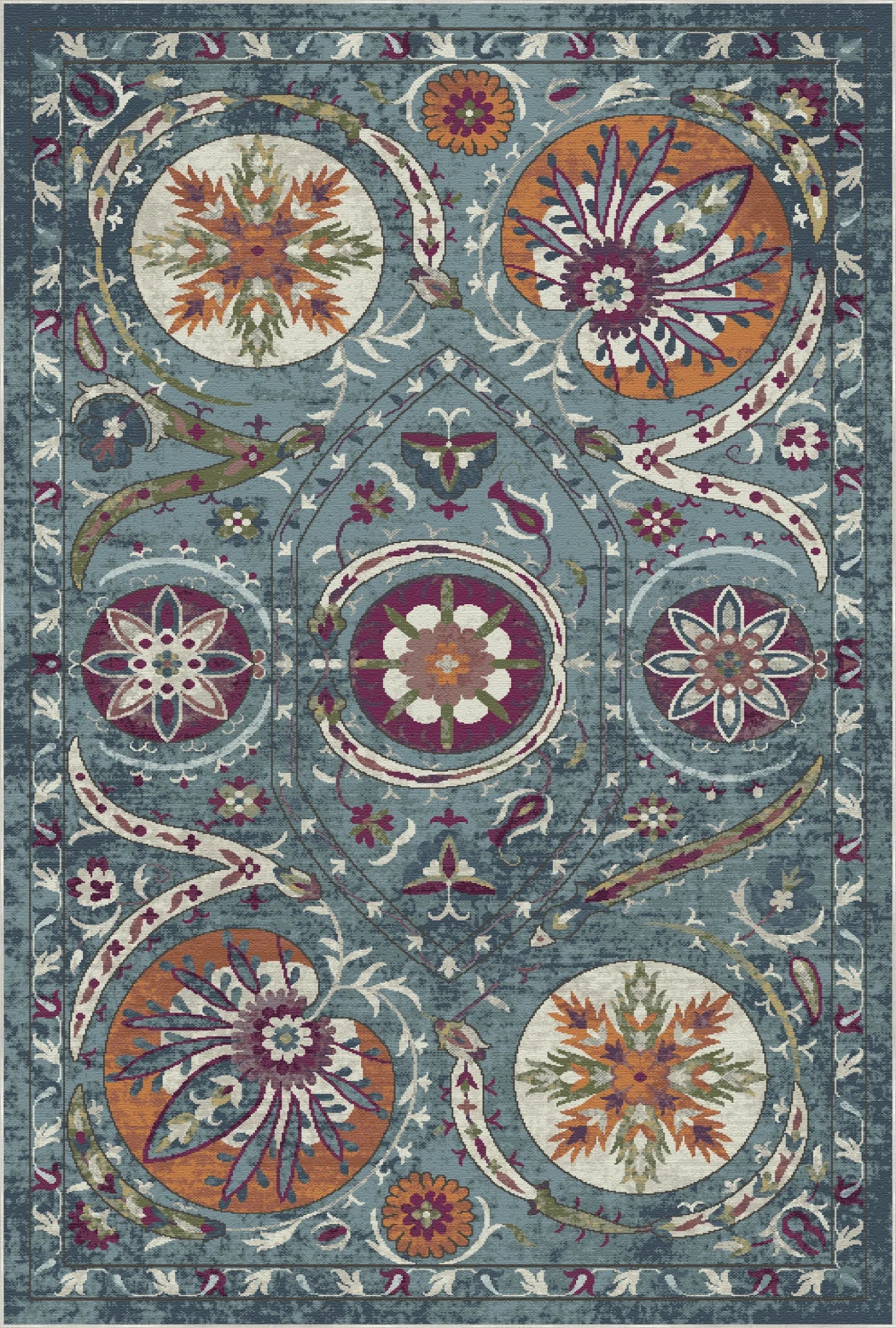 Bukhara Twilight Exotic Medallion Rug