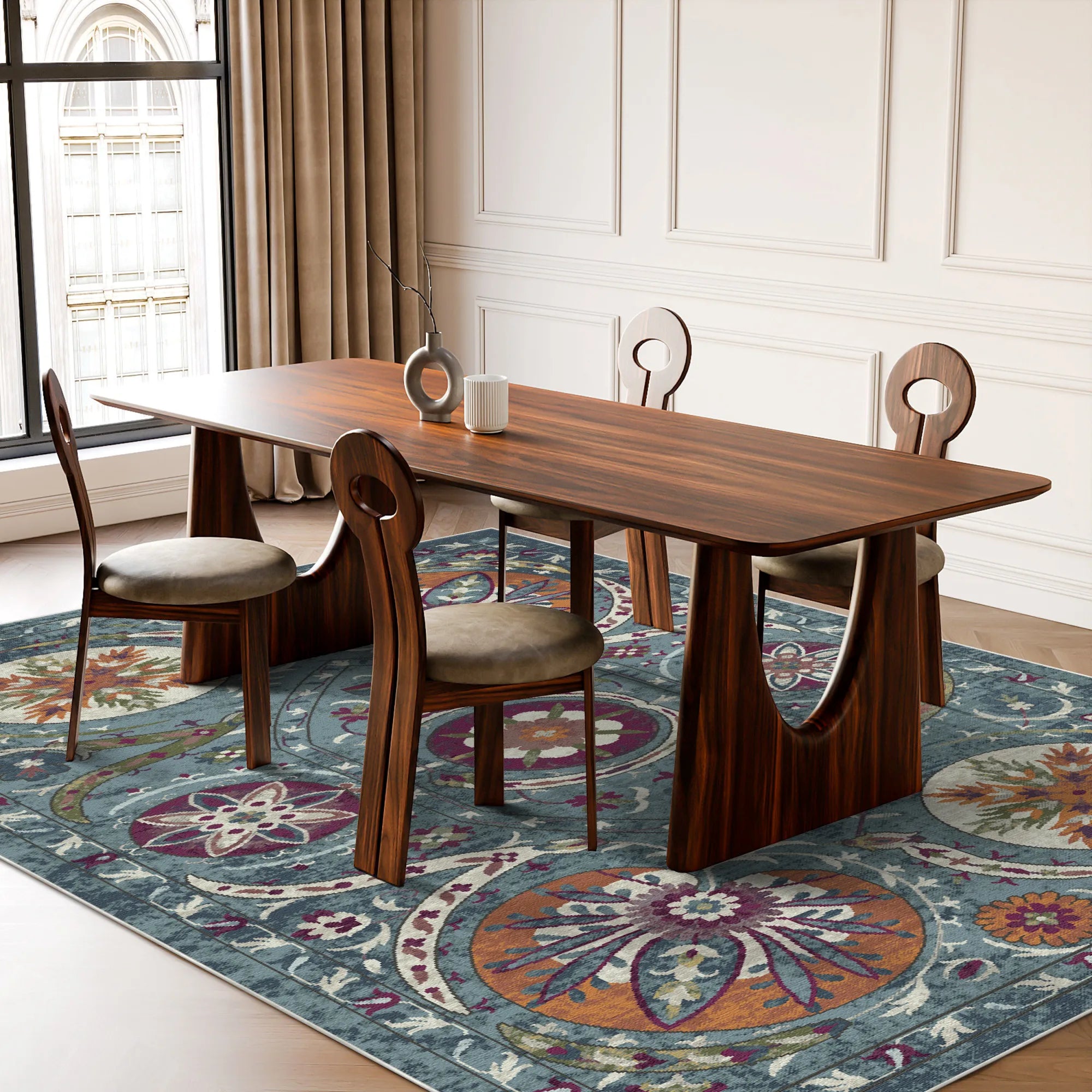 Bukhara Twilight Exotic Medallion Rug