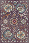 Bukhara Mulberry Exotic Medallion Rug Plum