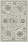 Bukhara Sketch Monochrome Exotic Rug Off-White