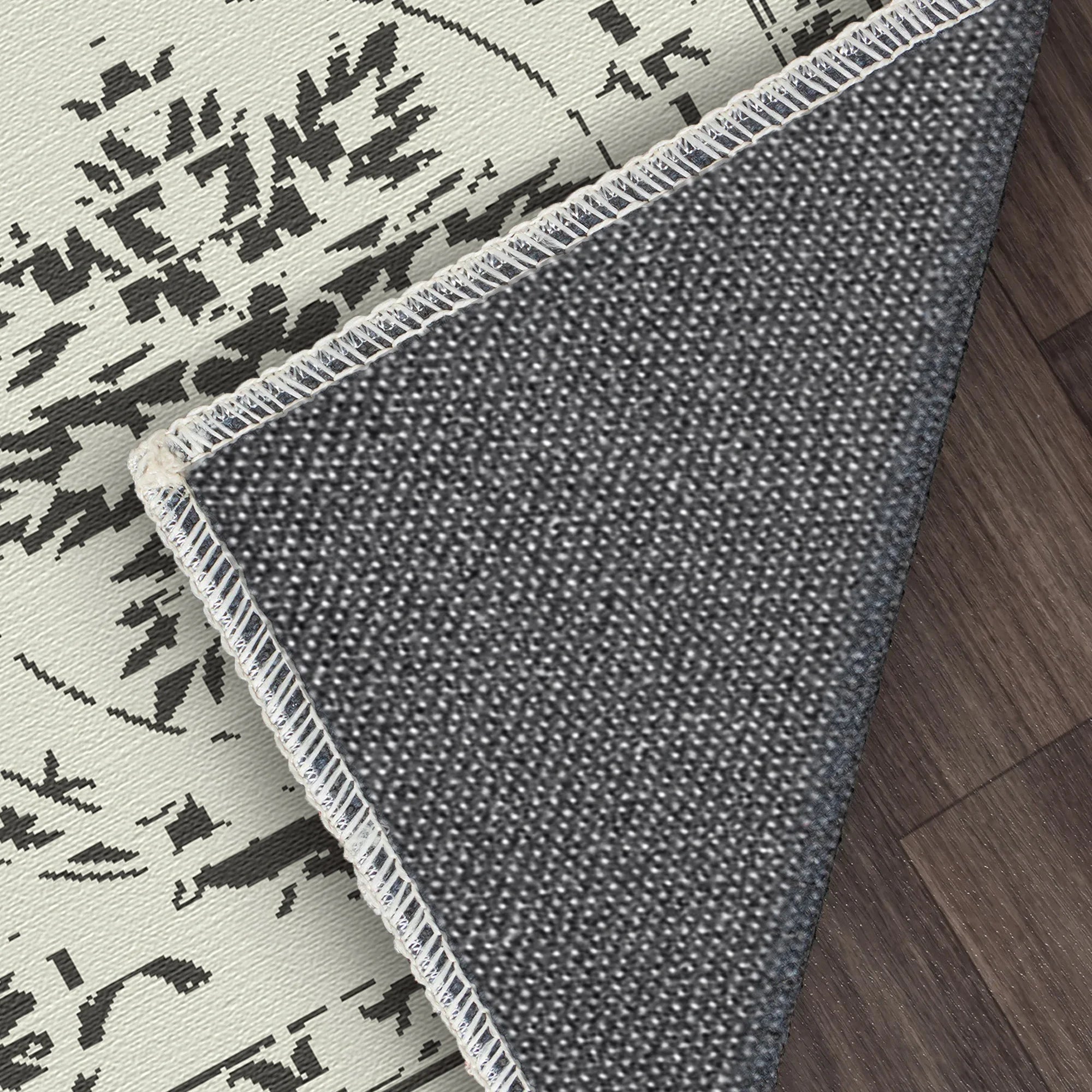 Bukhara Sketch Monochrome Exotic Rug