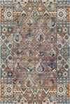 Shirvan Amber Traditional Geometric Rug Terracotta