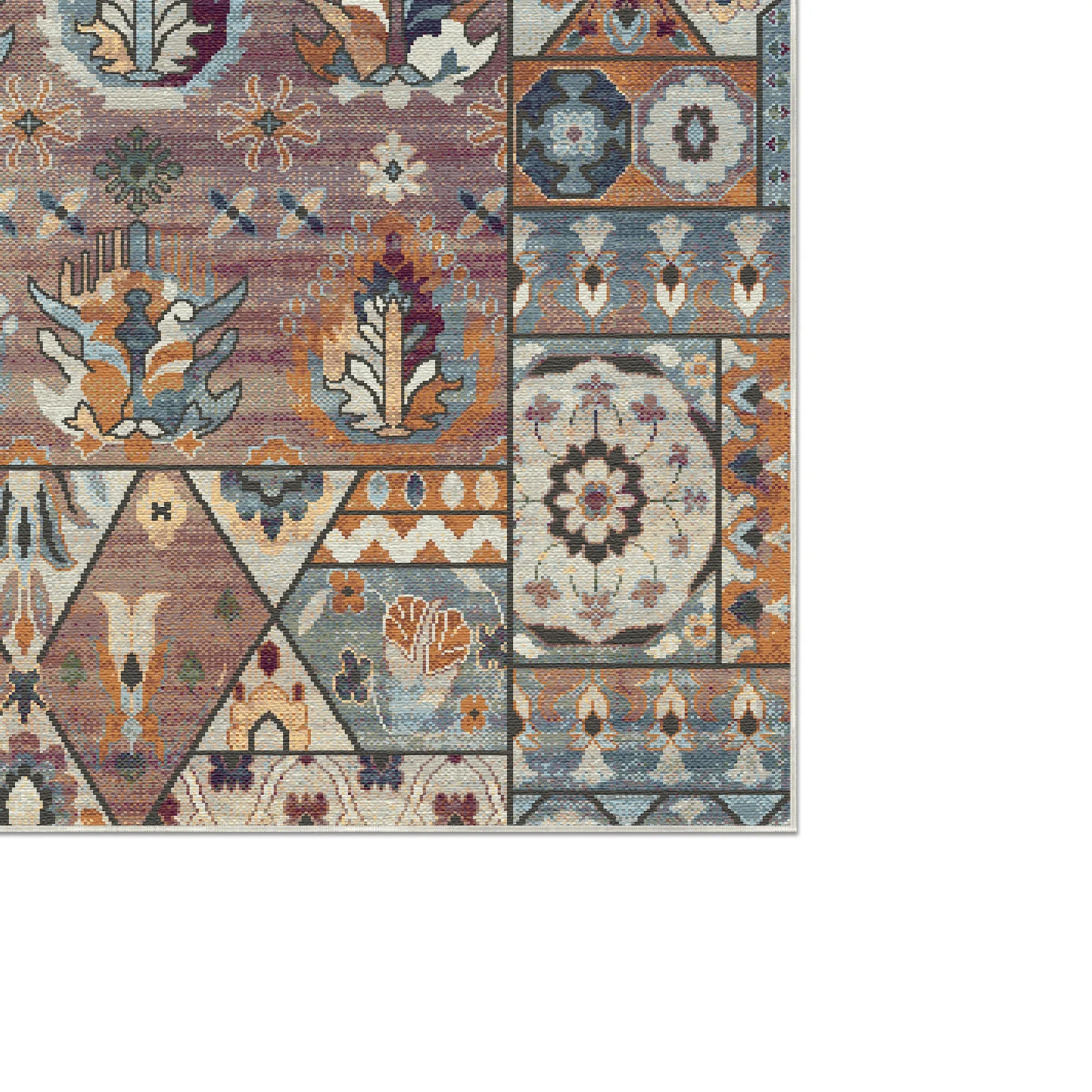 Shirvan Amber Traditional Geometric Rug