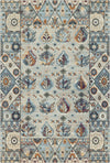 Shirvan Bone Traditional Geometric Rug Multi
