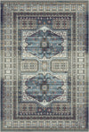 Samarkand Night Ethnic Medallion Rug Indigo