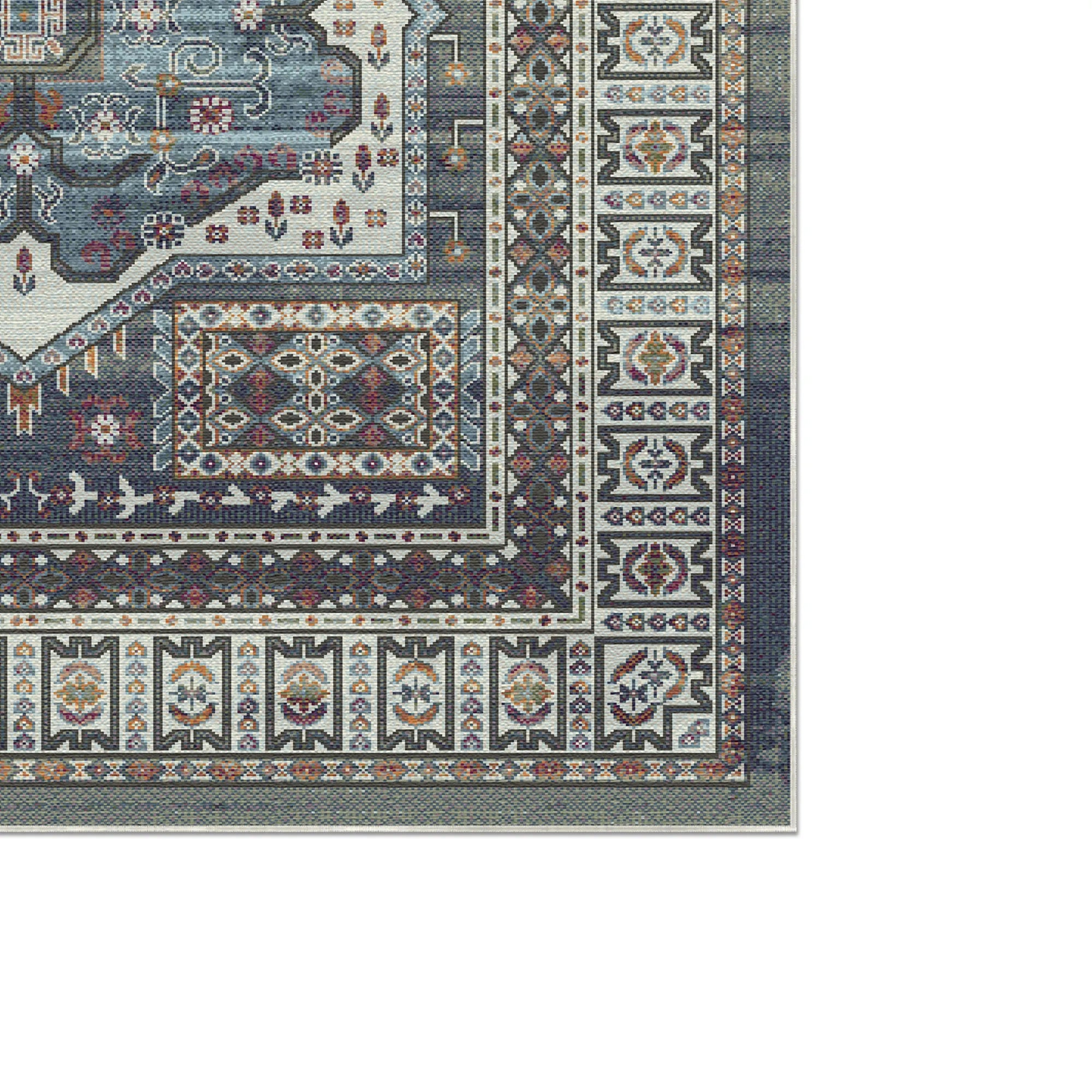 Samarkand Night Ethnic Medallion Rug