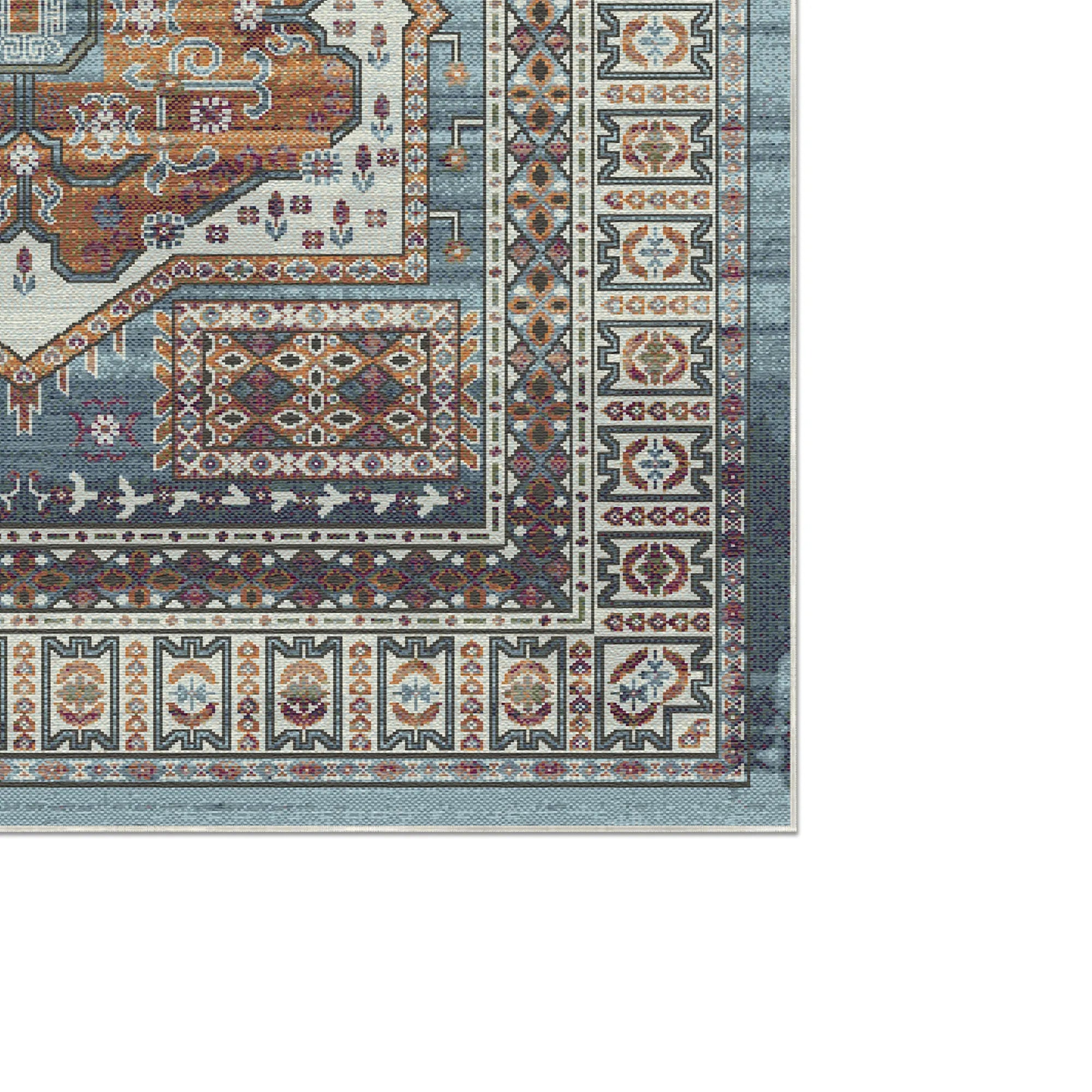 Samarkand Oasis Ethnic Medallion Rug