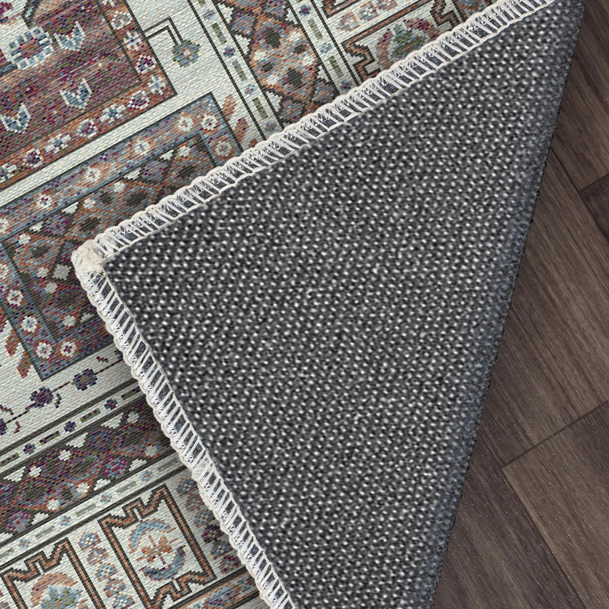 Samarkand Ivory Ethnic Medallion Rug