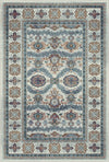 Kashgar Aura Tribal Rosette Rug Azure