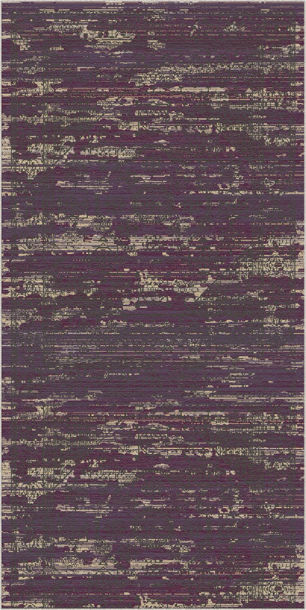 Tappeto Astratto Testurizzato Glitch Mistico