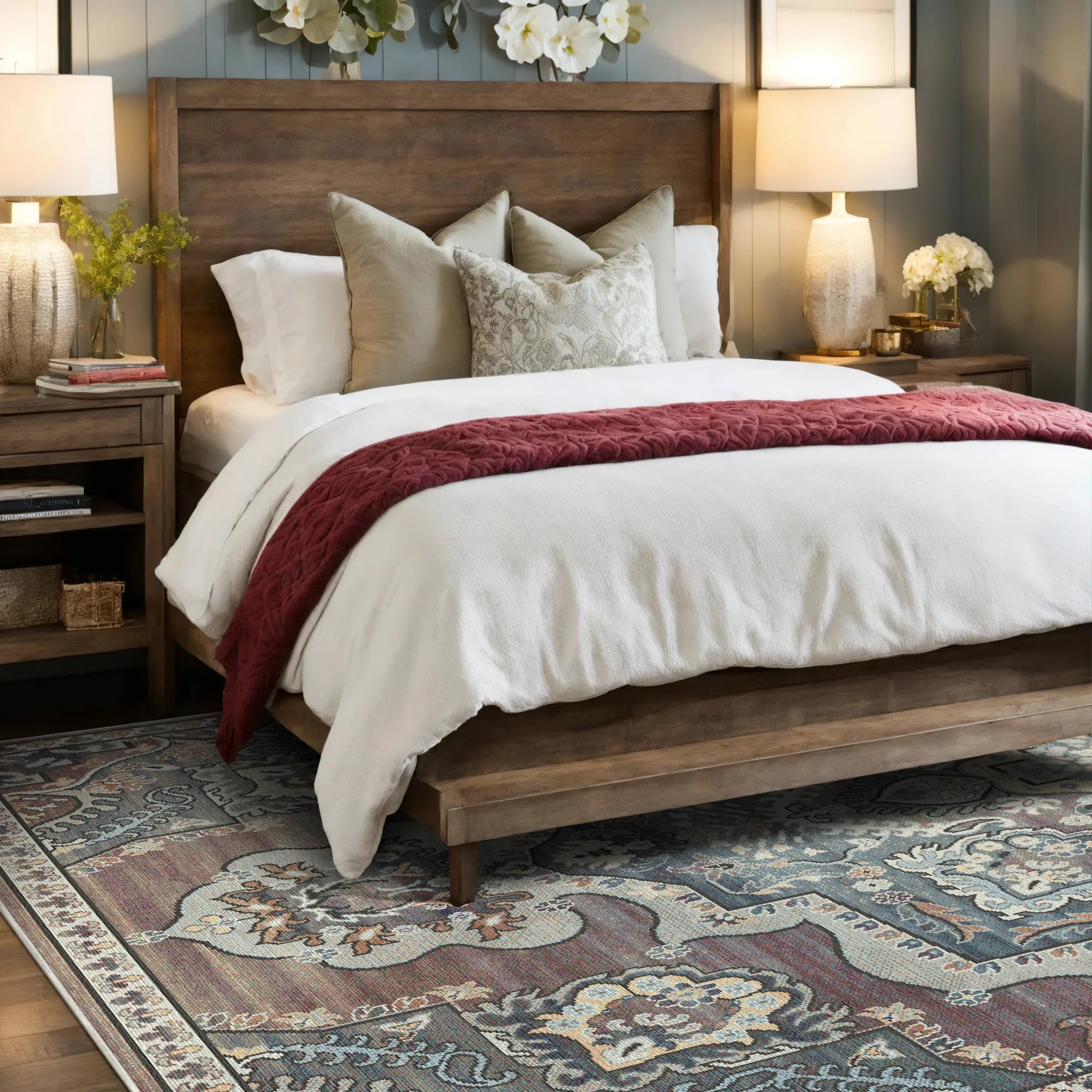 Sultanic Amber Royal Medallion Rug