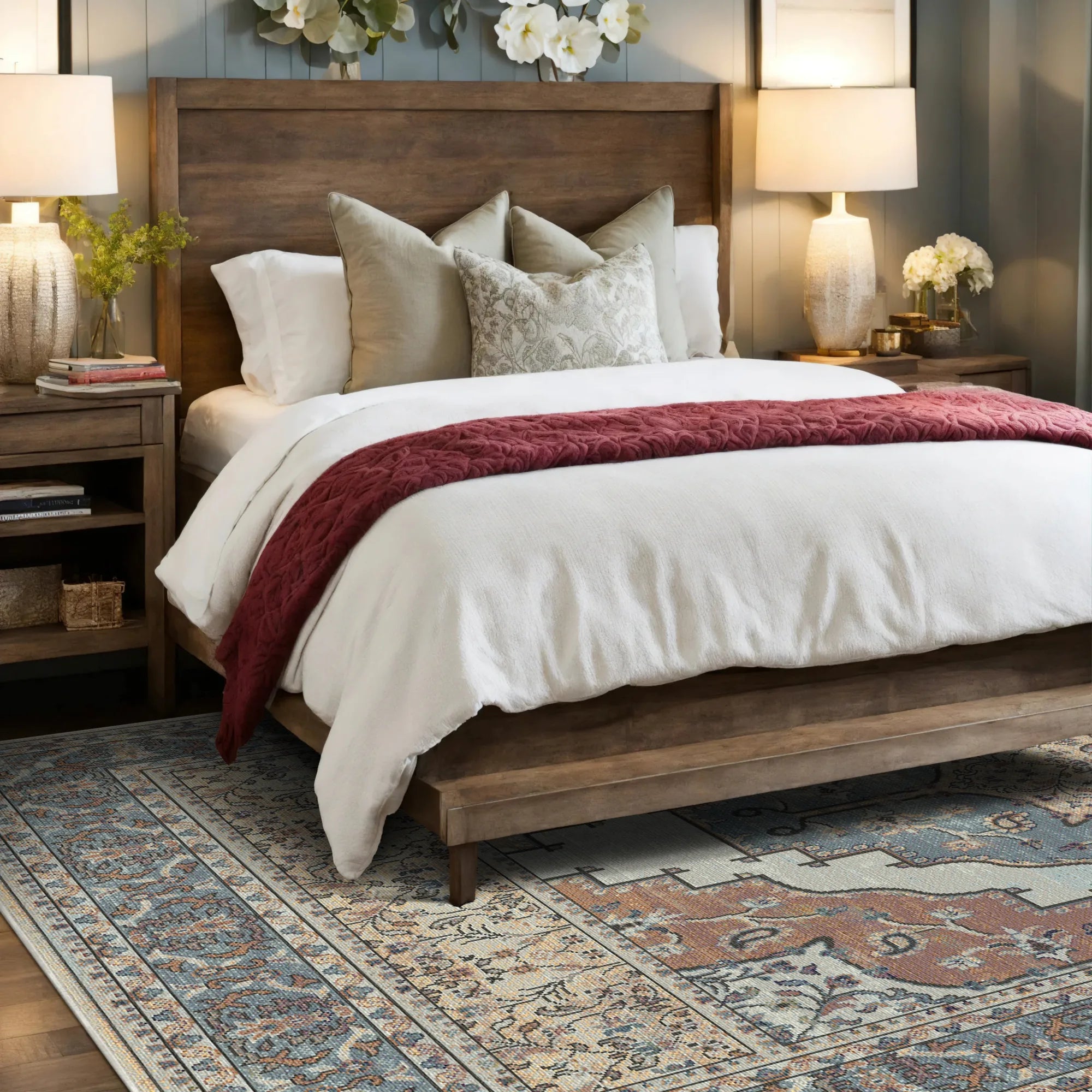 Loom Oasis Paisley Floral Rug