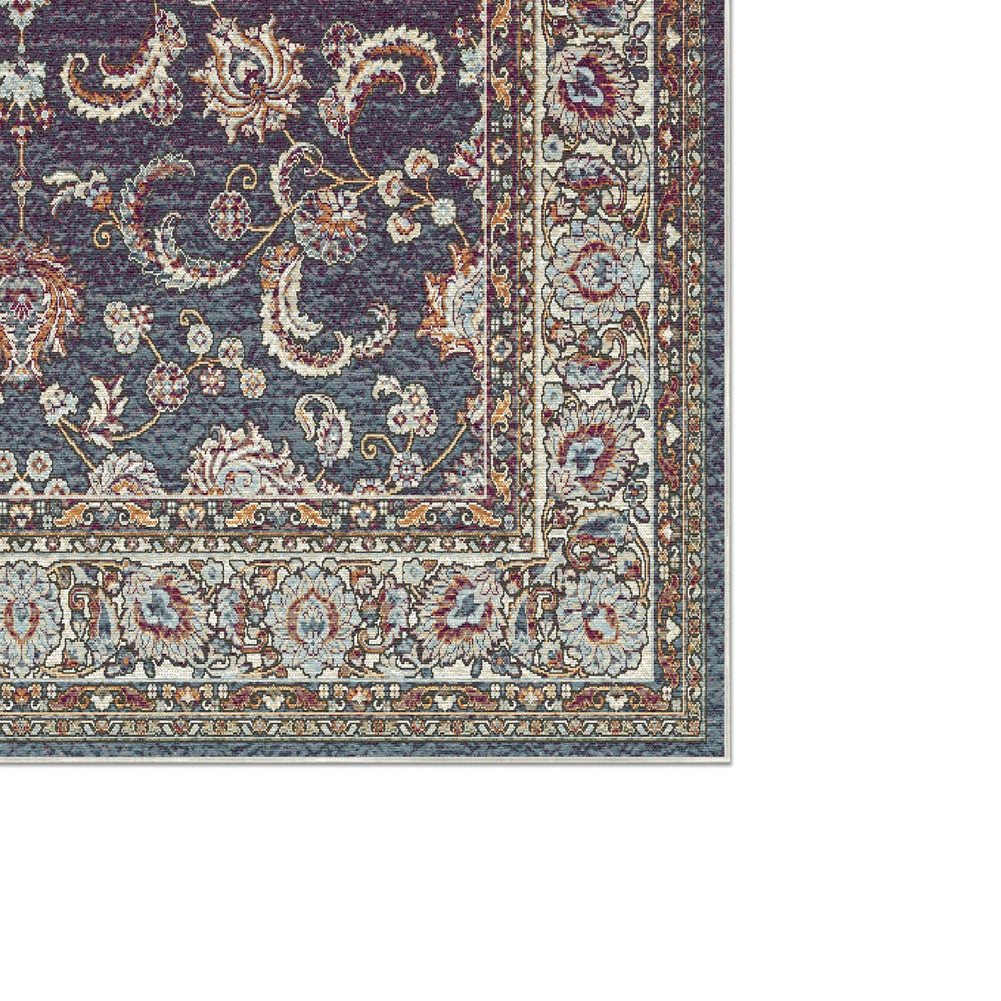 Royal Vine Plum Floral Rug
