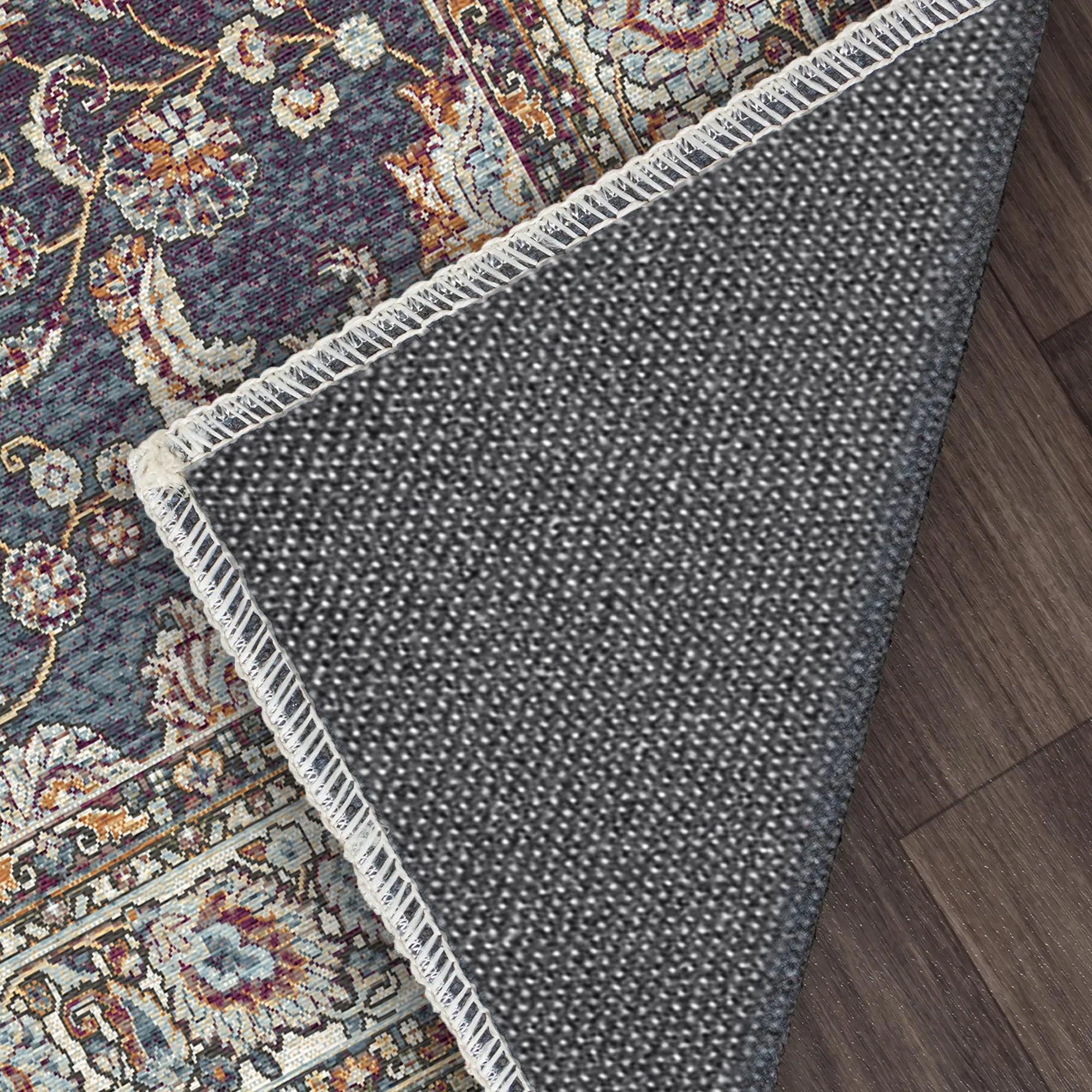 Royal Vine Plum Floral Rug