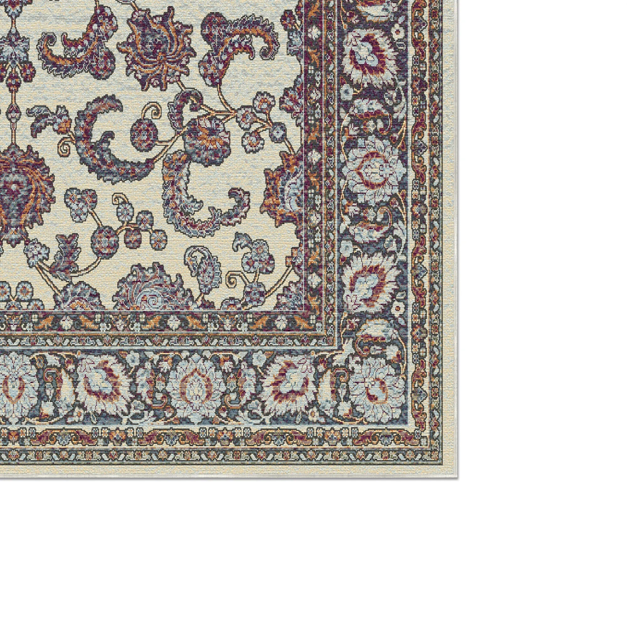 Royal Vine Amber Floral Rug