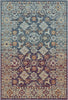 Caspian Dusk Geometric Tribal Rug 