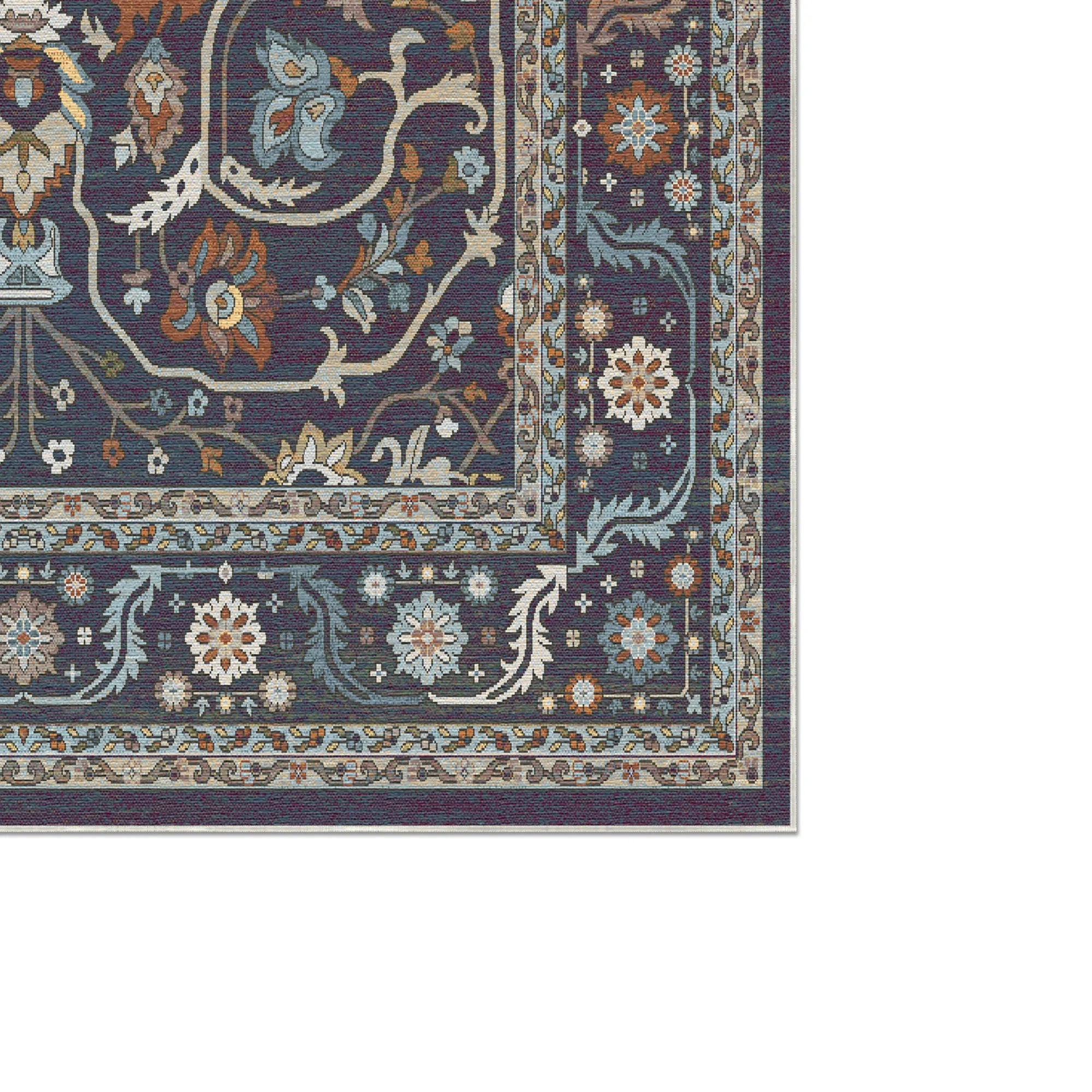 Imperial Vine Indigo Palace Rug