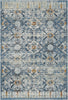 Antique Indigo Serapi Lattice Rug 