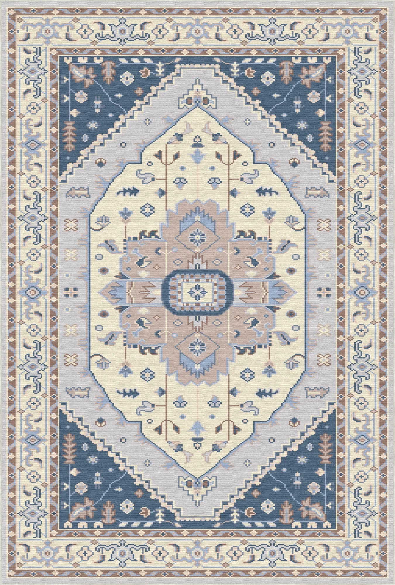 Elysian Vizon Trellis Floral Rug