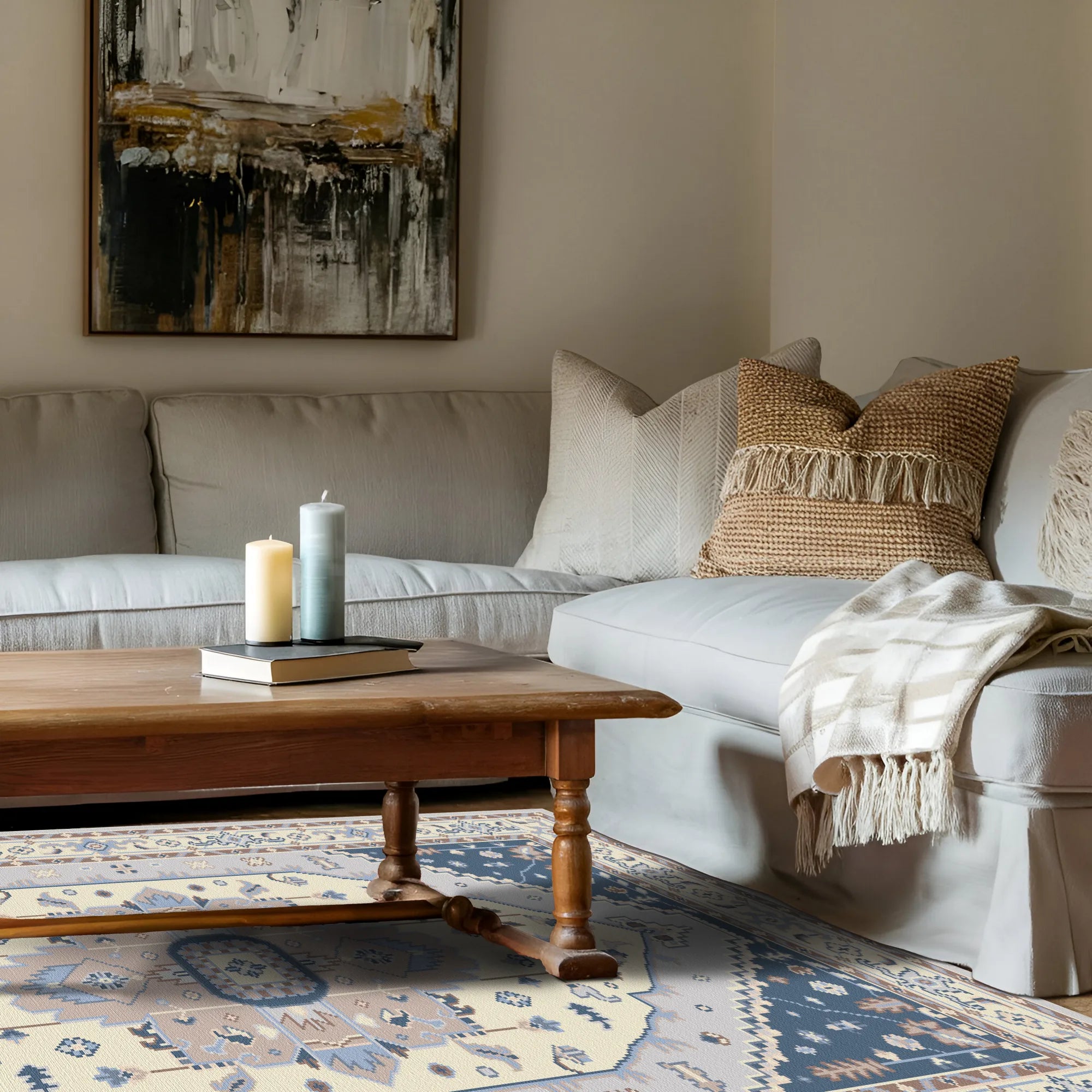 Elysian Vizon Trellis Floral Rug