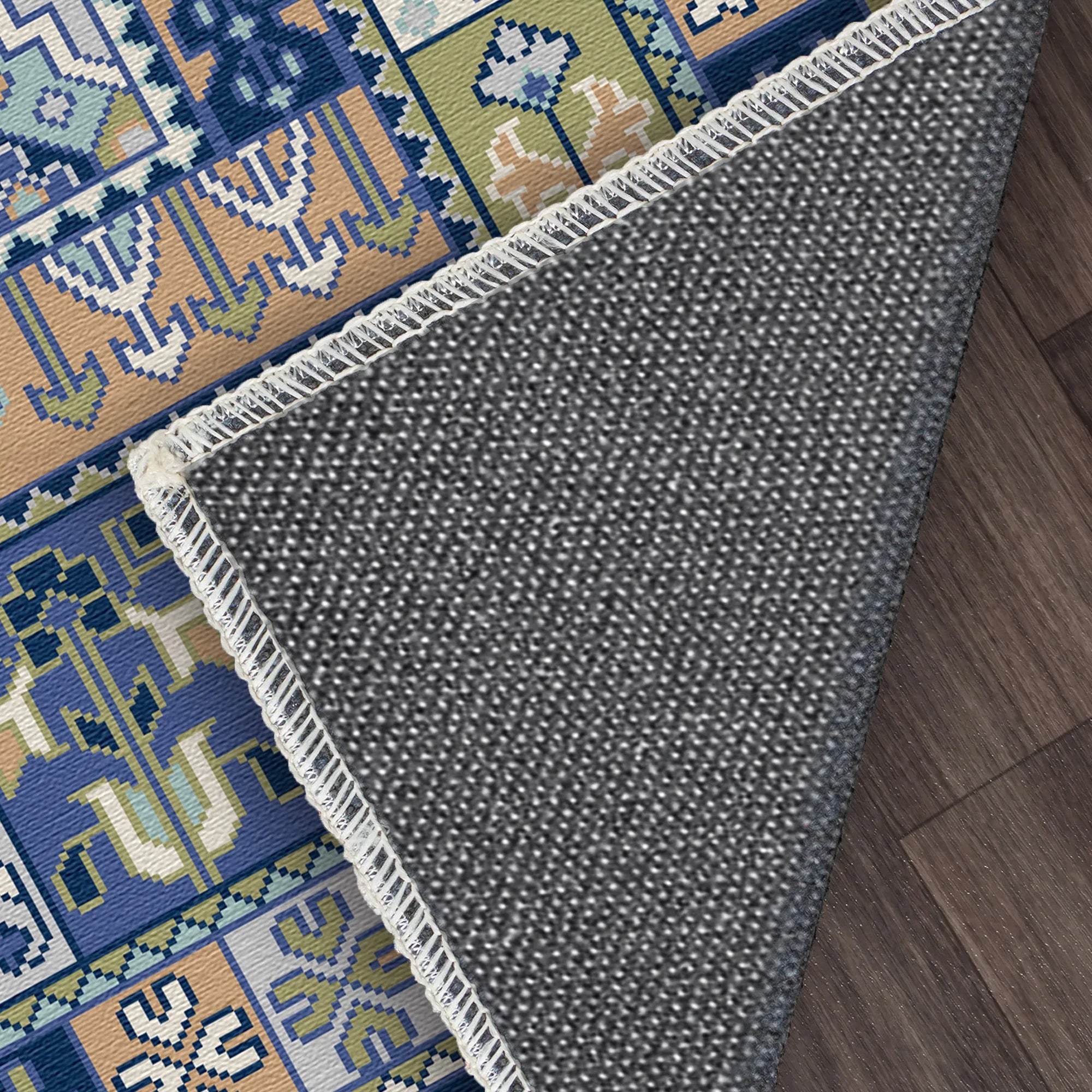 Astraea Sage Medallion Geometric Rug