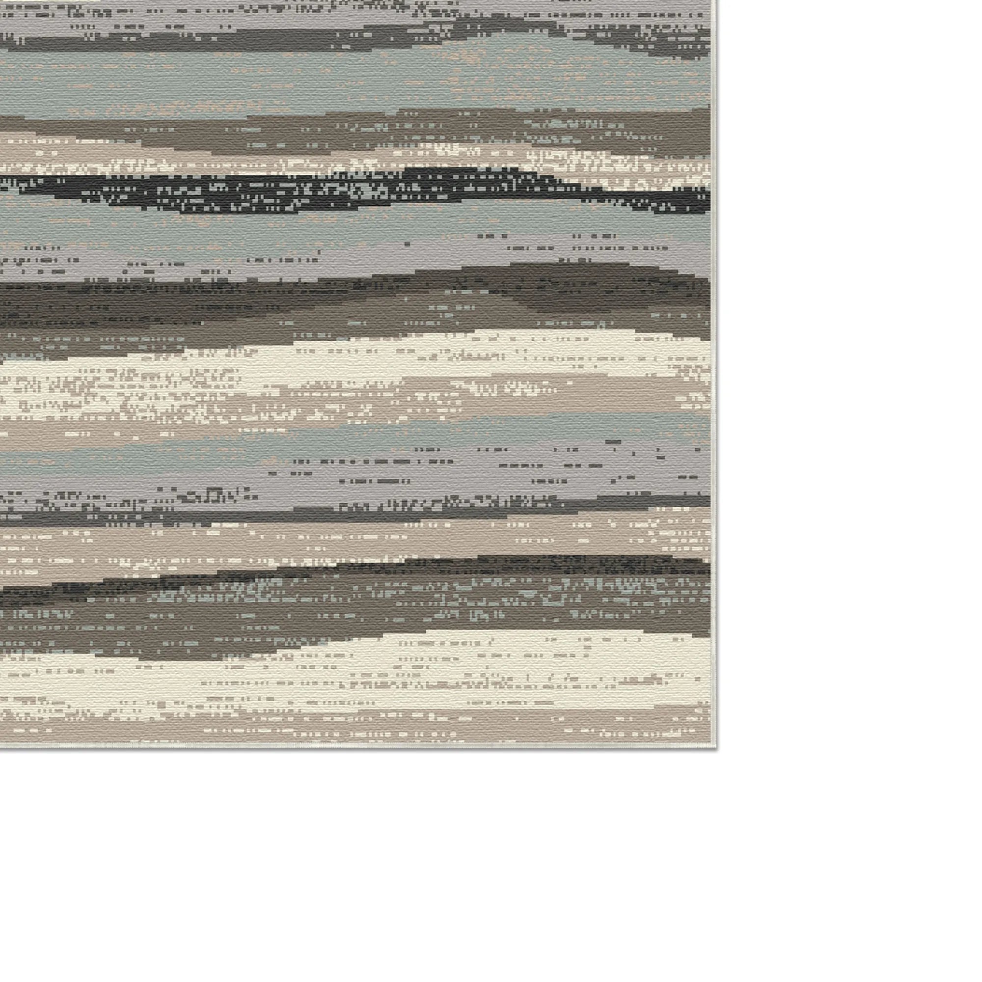 Serene Abstract Coastal Horizon Rug