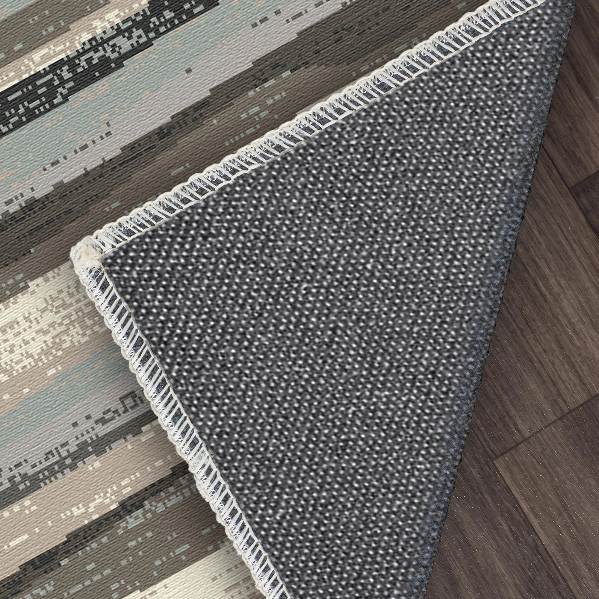 Serene Abstract Coastal Horizon Rug