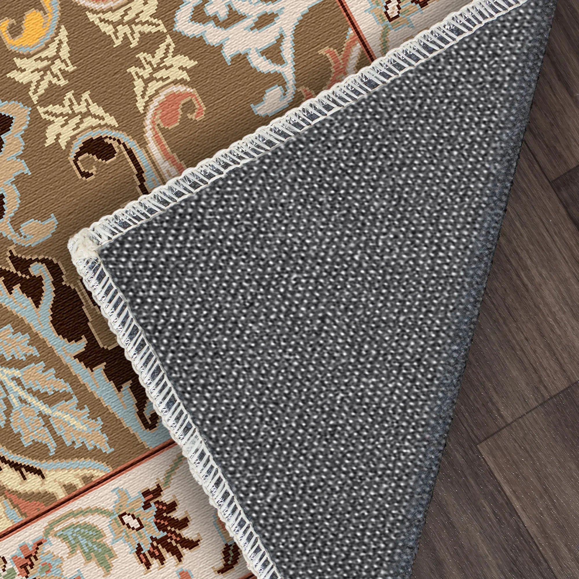 Gaia Earth Leaf Floral Rug