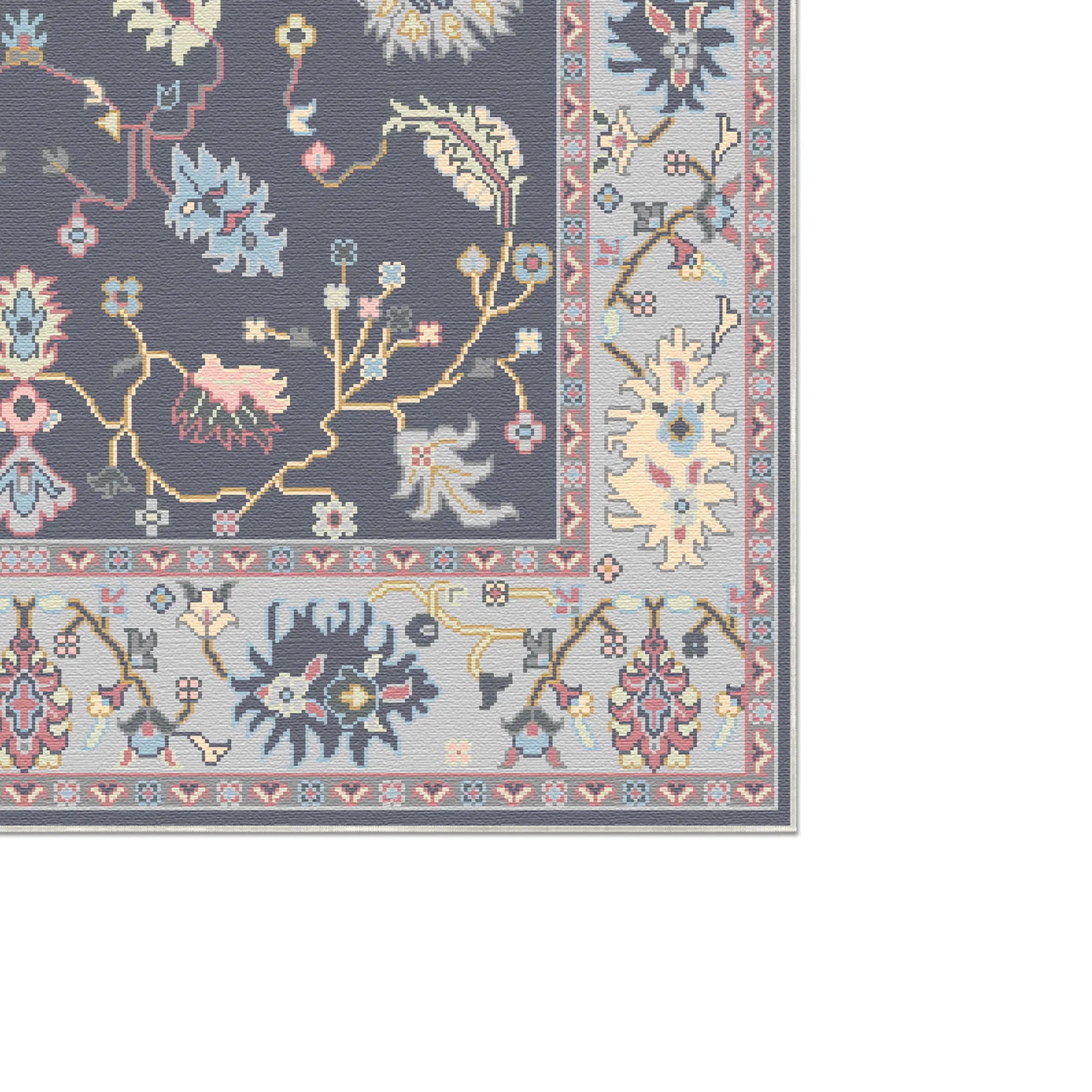 Lyra Midnight Serenade Floral Rug