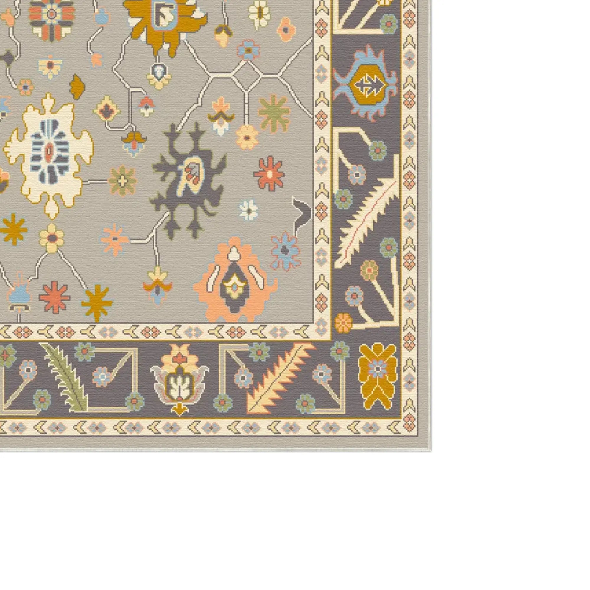 Kora Sand Totem Folk Rug