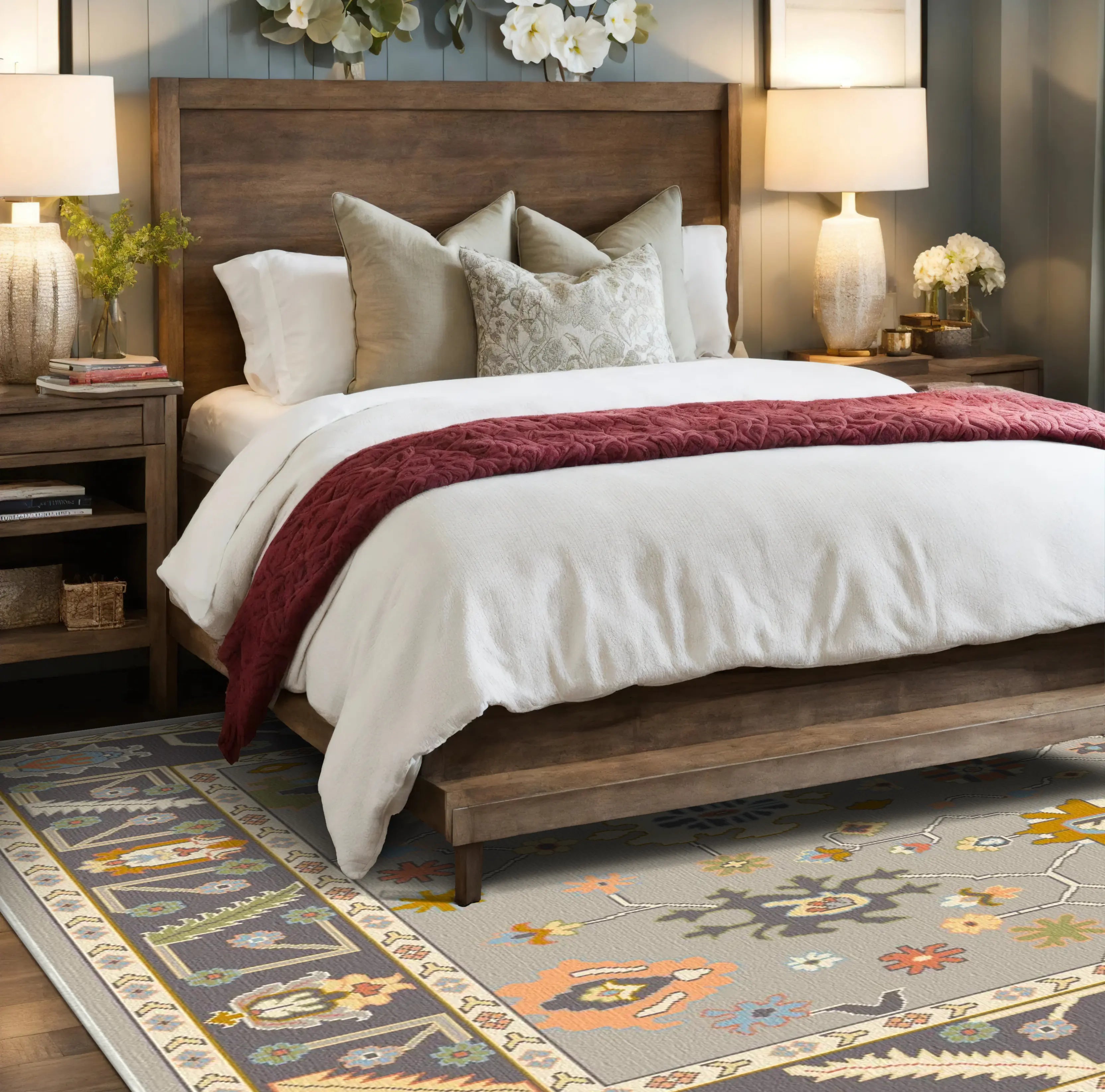 Kora Sand Totem Folk Rug