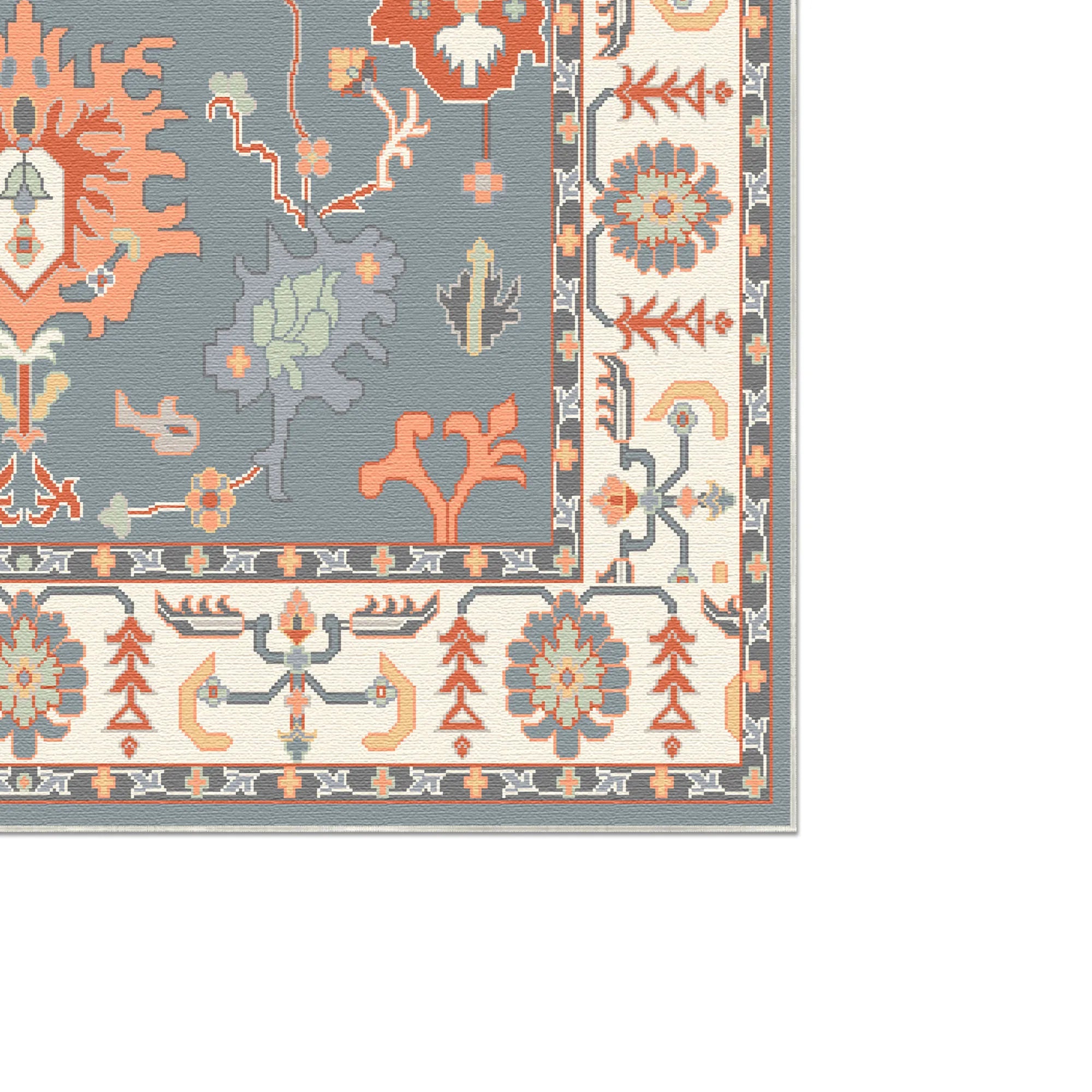 Kora Ocean Mirage Tribal Rug