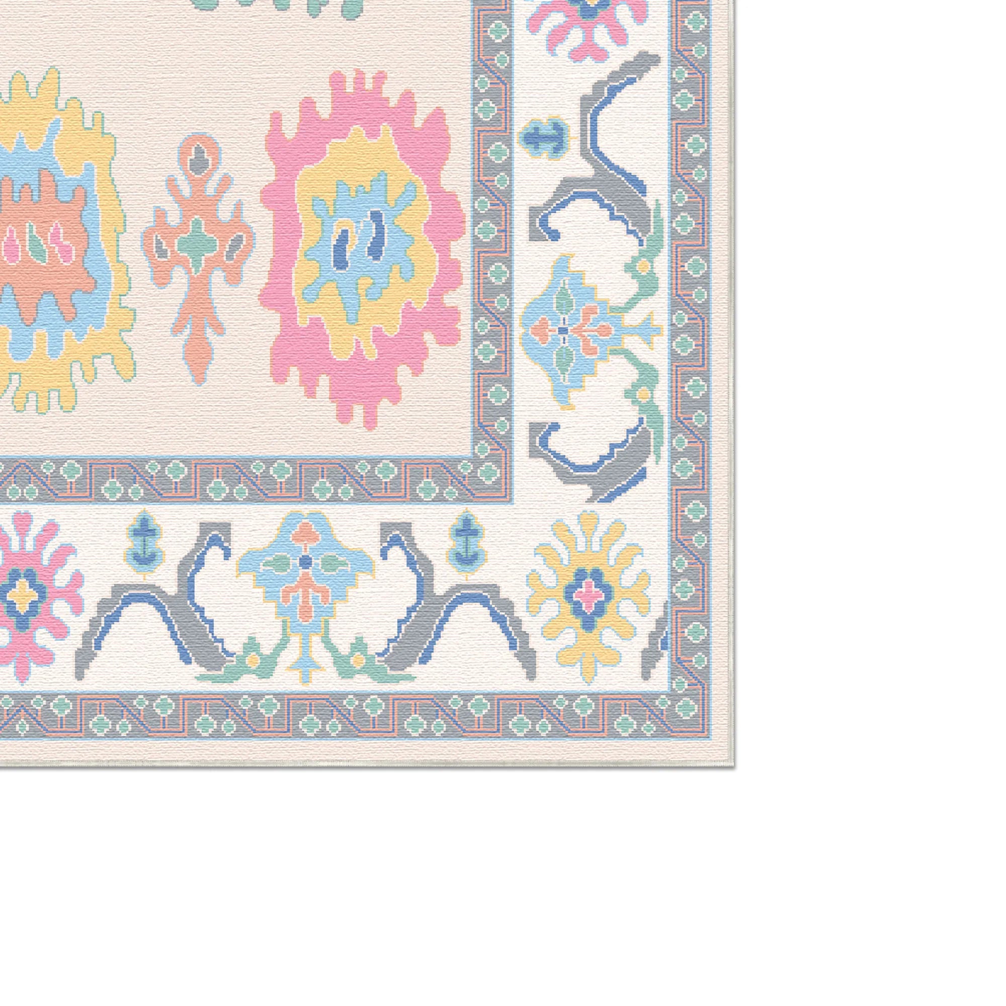 Lumina Candy Pastel Tribal Rug