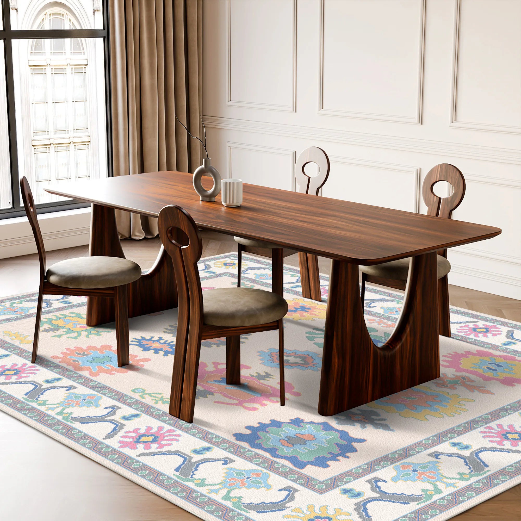 Lumina Candy Pastel Tribal Rug