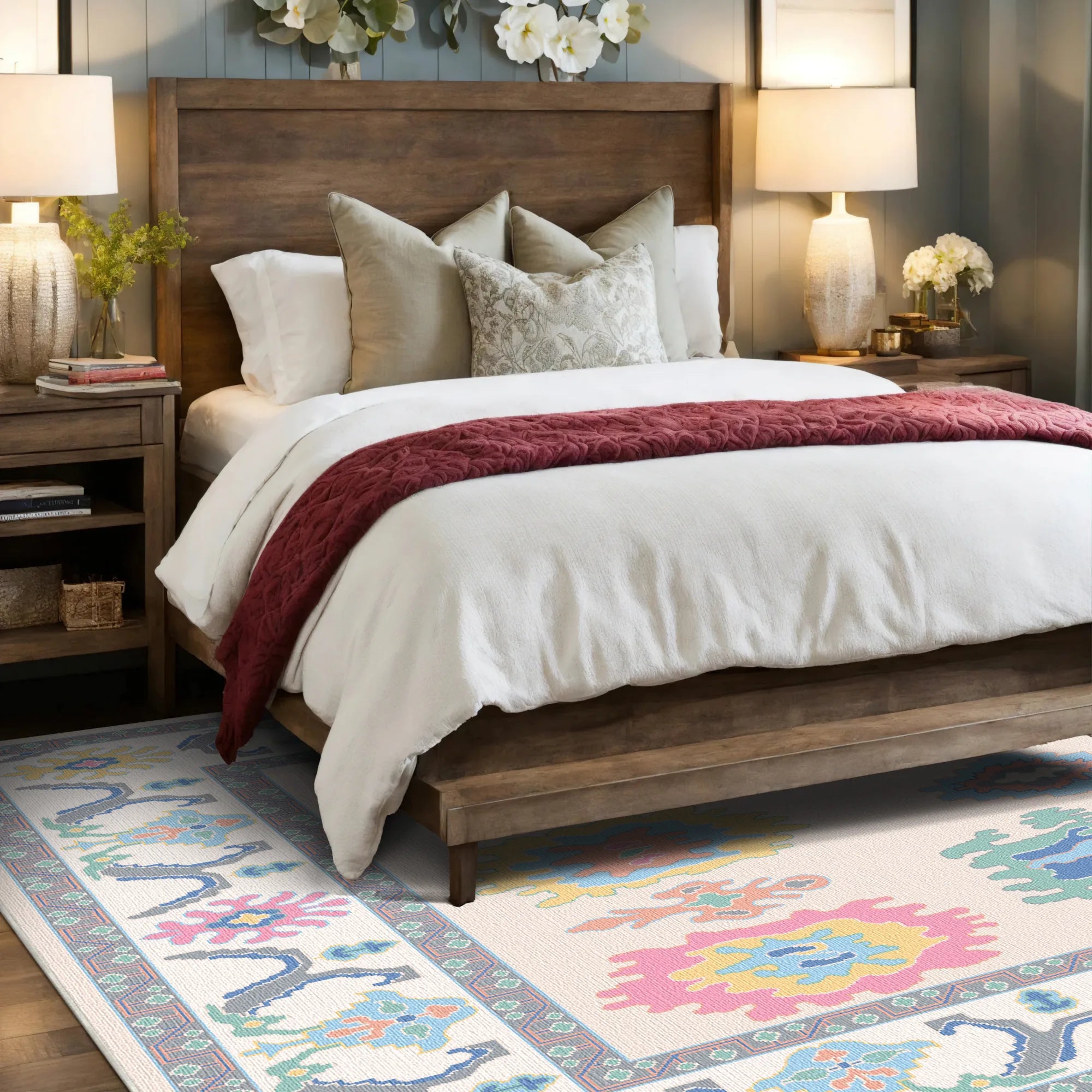 Lumina Candy Pastel Tribal Rug
