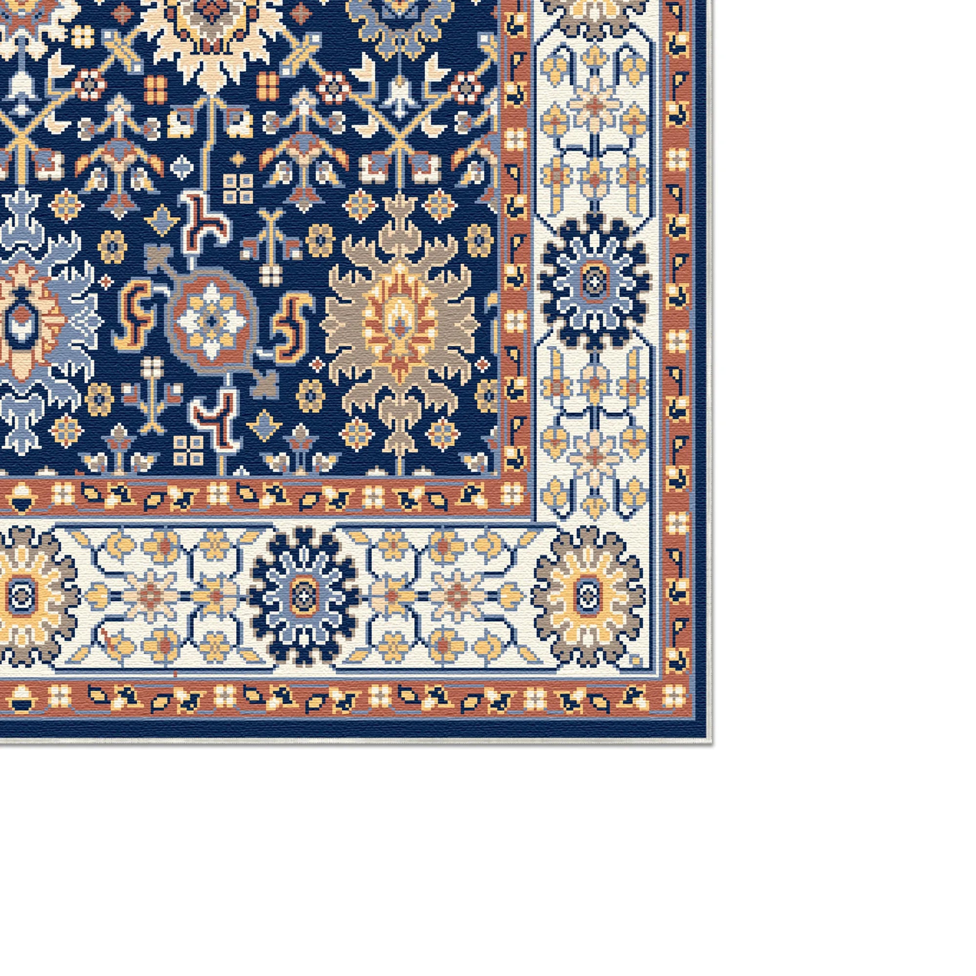 Royal Sapphire Heritage Medallion Rug