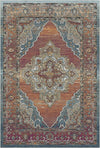 Amber Soul Medallion Heritage Rug Rust