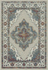 Silver Oasis Medallion Heritage Rug 