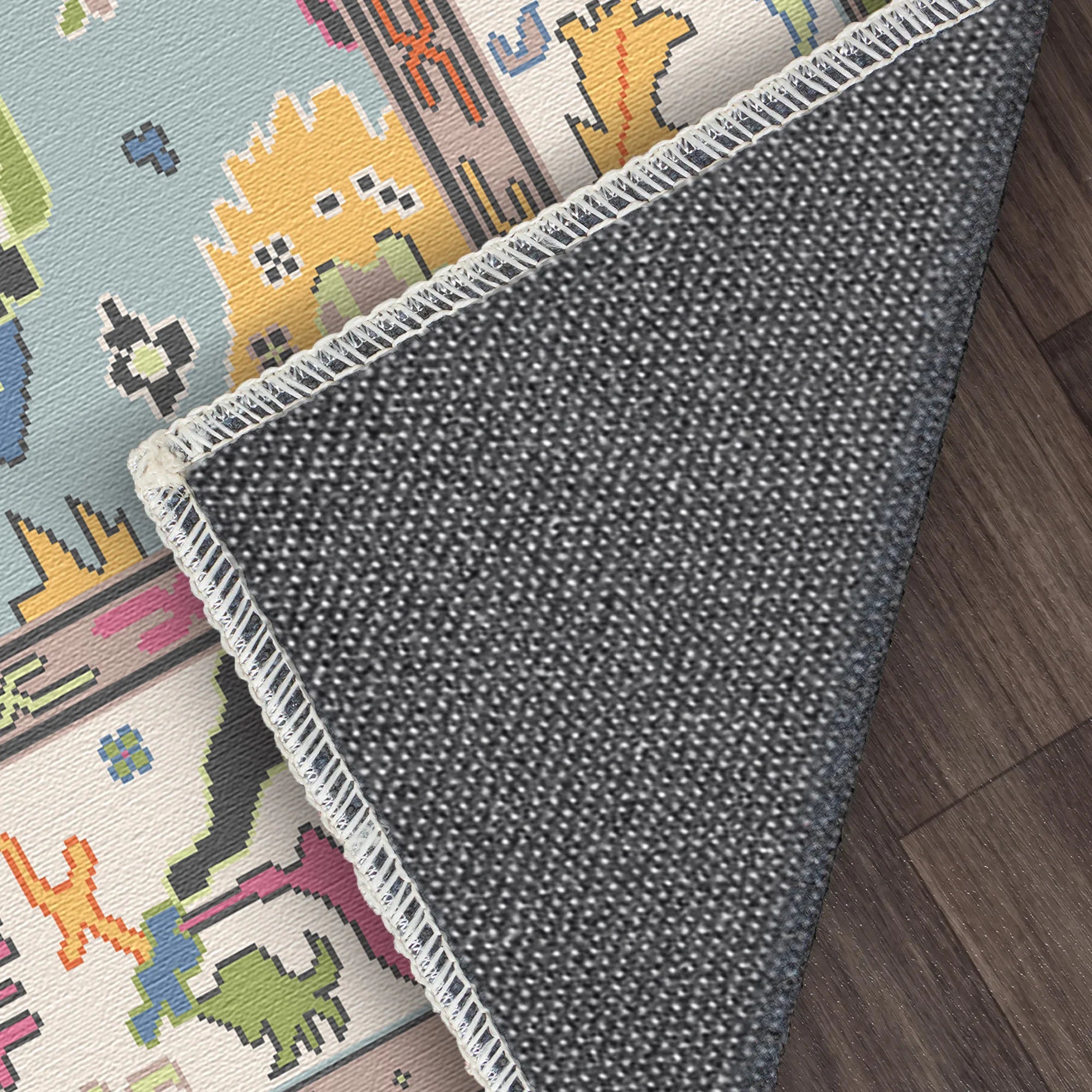 Vora Sky Abstract Folk Rug