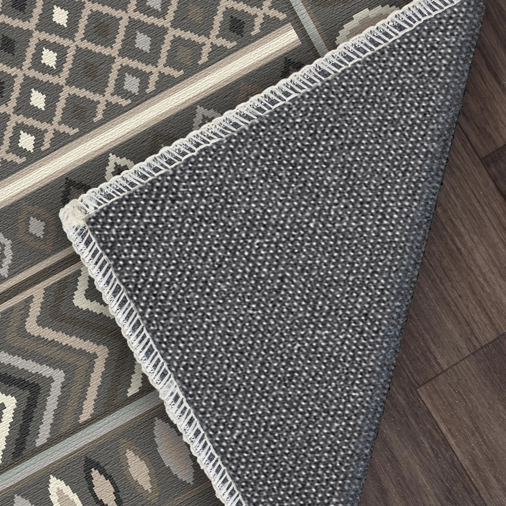 Shadow Tribe Geometric Washable Rug